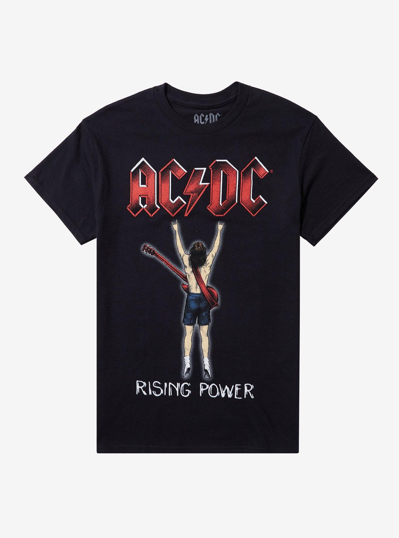 AC/DC Rising Power Boyfriend Fit Girls T-Shirt, , hi-res