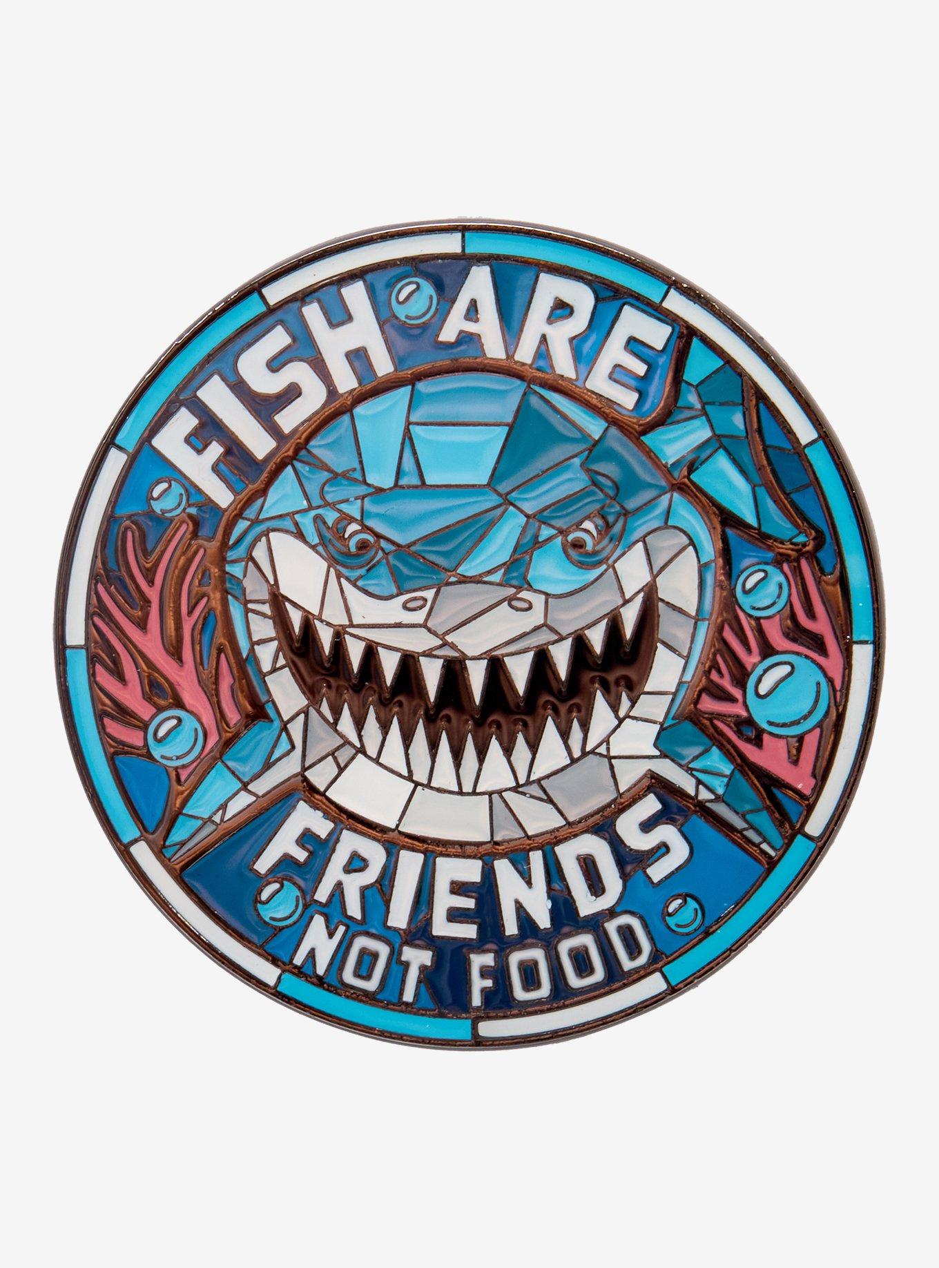 Loungefly Disney Pixar Finding Nemo Shark Quote Enamel Pin, , hi-res
