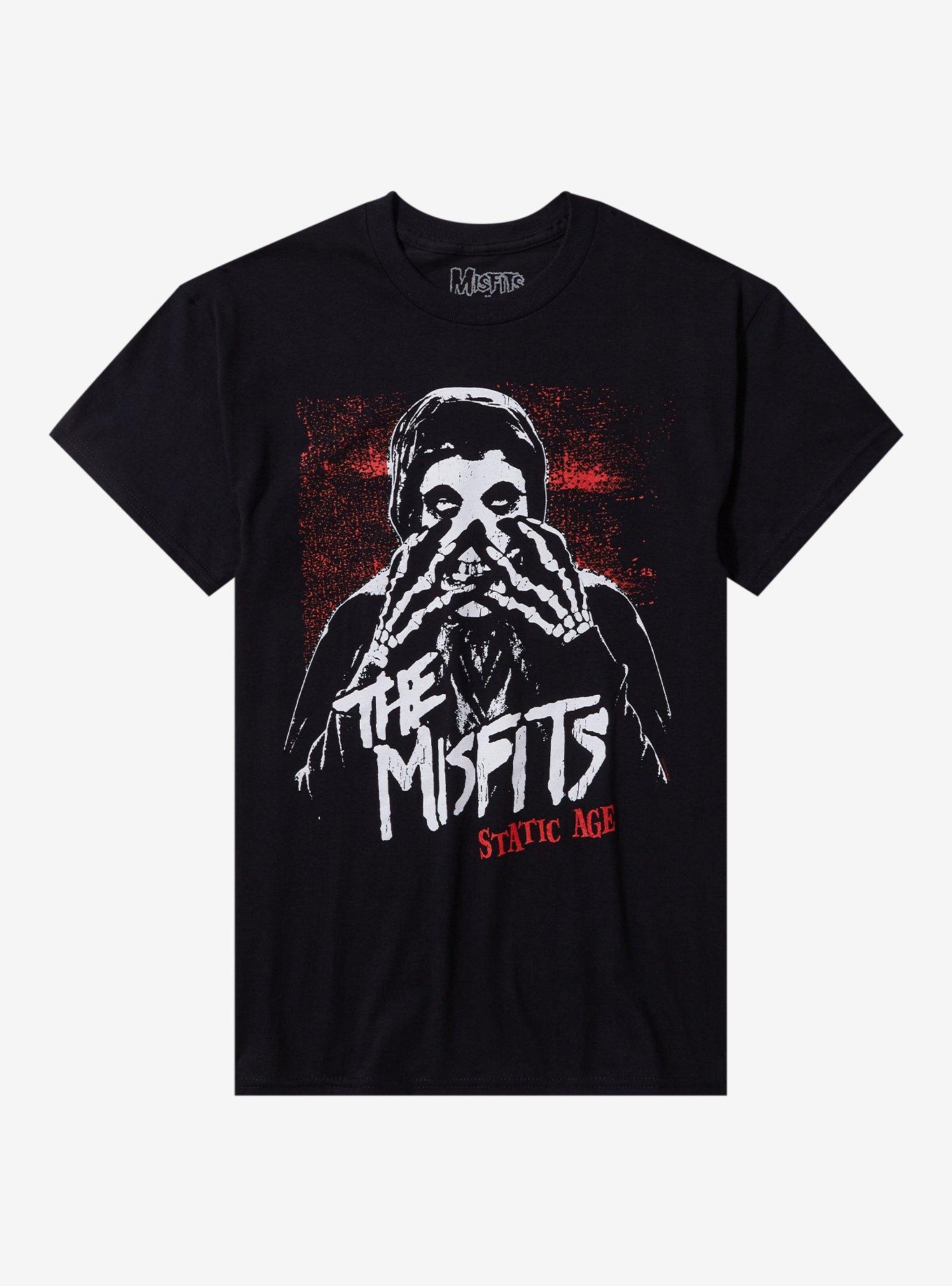 THE MISFITS STATIC AGE 長袖Tシャツ XL ホラーパンク Misfits Static Age Crimson Ghost T-Shirt | Hot Topic
