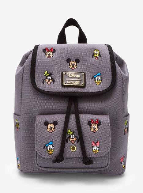 ☆Loungefly☆Mickey & Friends Canvas Mini Backpack 33978086_hi?h=630