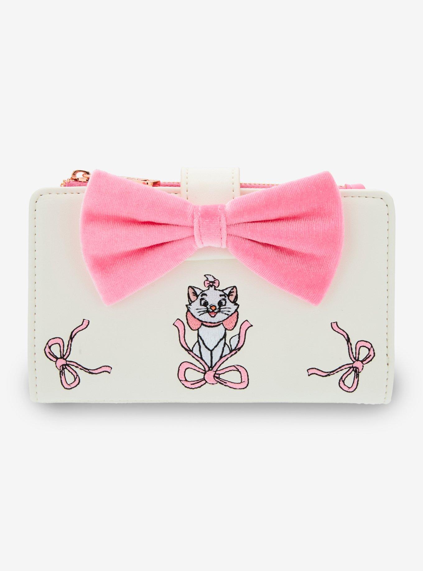 Loungefly Disney The Aristocats Marie Velvet Bow Wallet - BoxLunch Exclusive, , hi-res