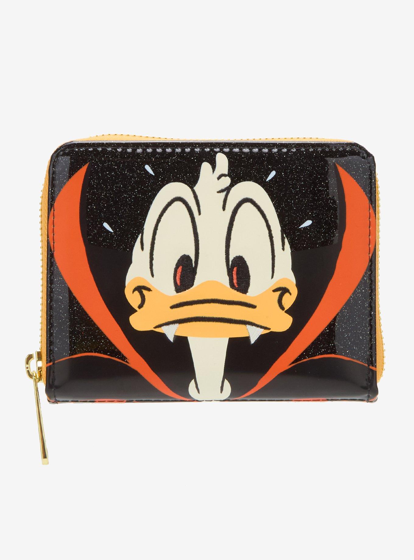 Loungefly Disney Donald Duck Vampire Costume Zip Wallet — BoxLunch Exclusive, , hi-res
