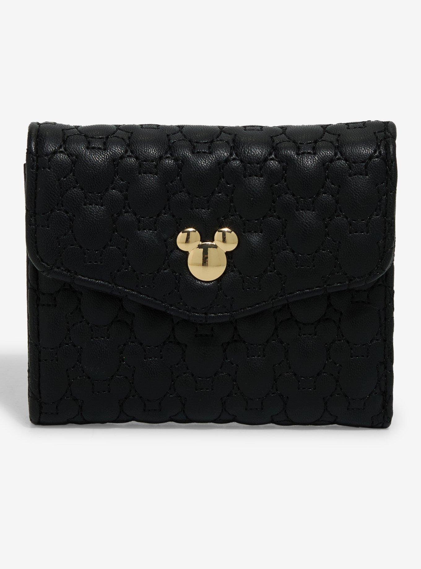 Disney Mickey Mouse Silhouettes Quilted Snap Wallet - BoxLunch Exclusive, , hi-res