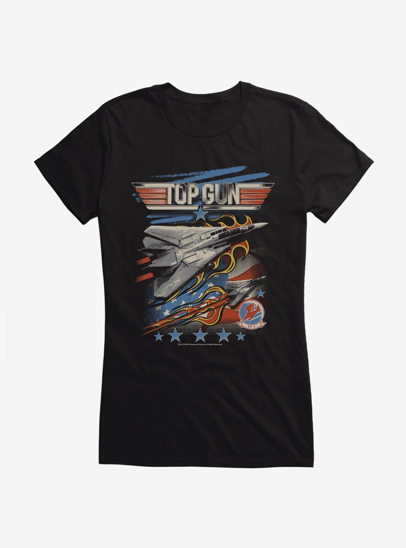 Top Gun Classic VF-1 Jet Girls T-Shirt