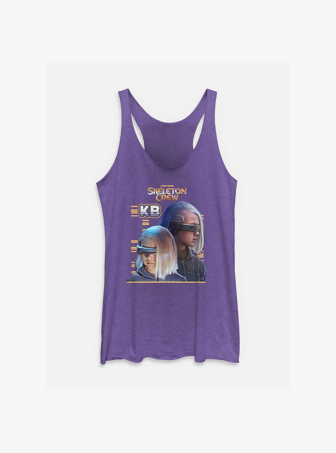 Skeleton Crew KB Heroic Womens Tank Top, PUR HTR, hi-res