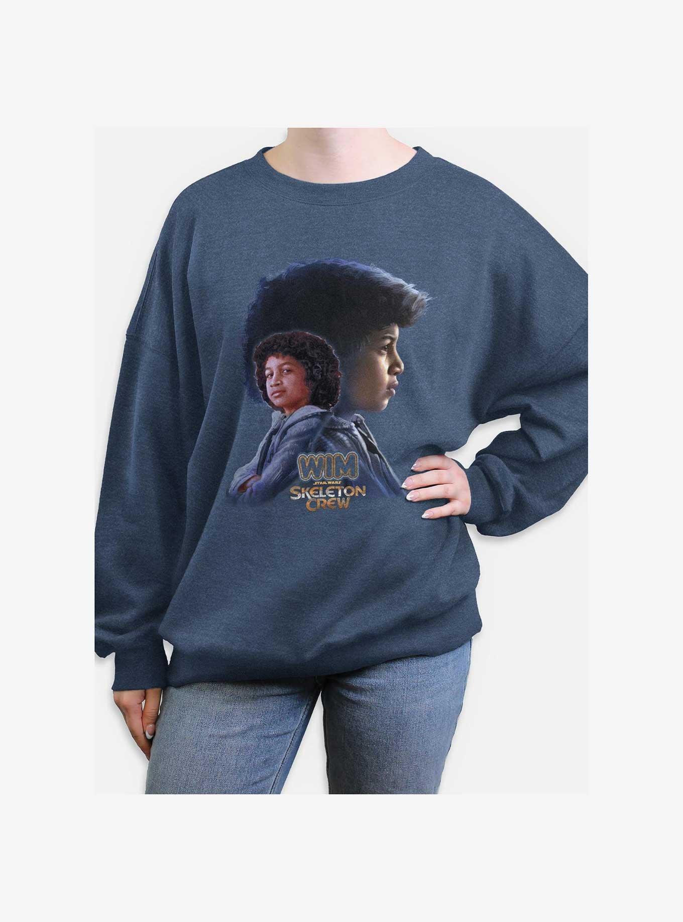 Skeleton Crew Just Wim Womens Oversized Sweatshirt, , hi-res