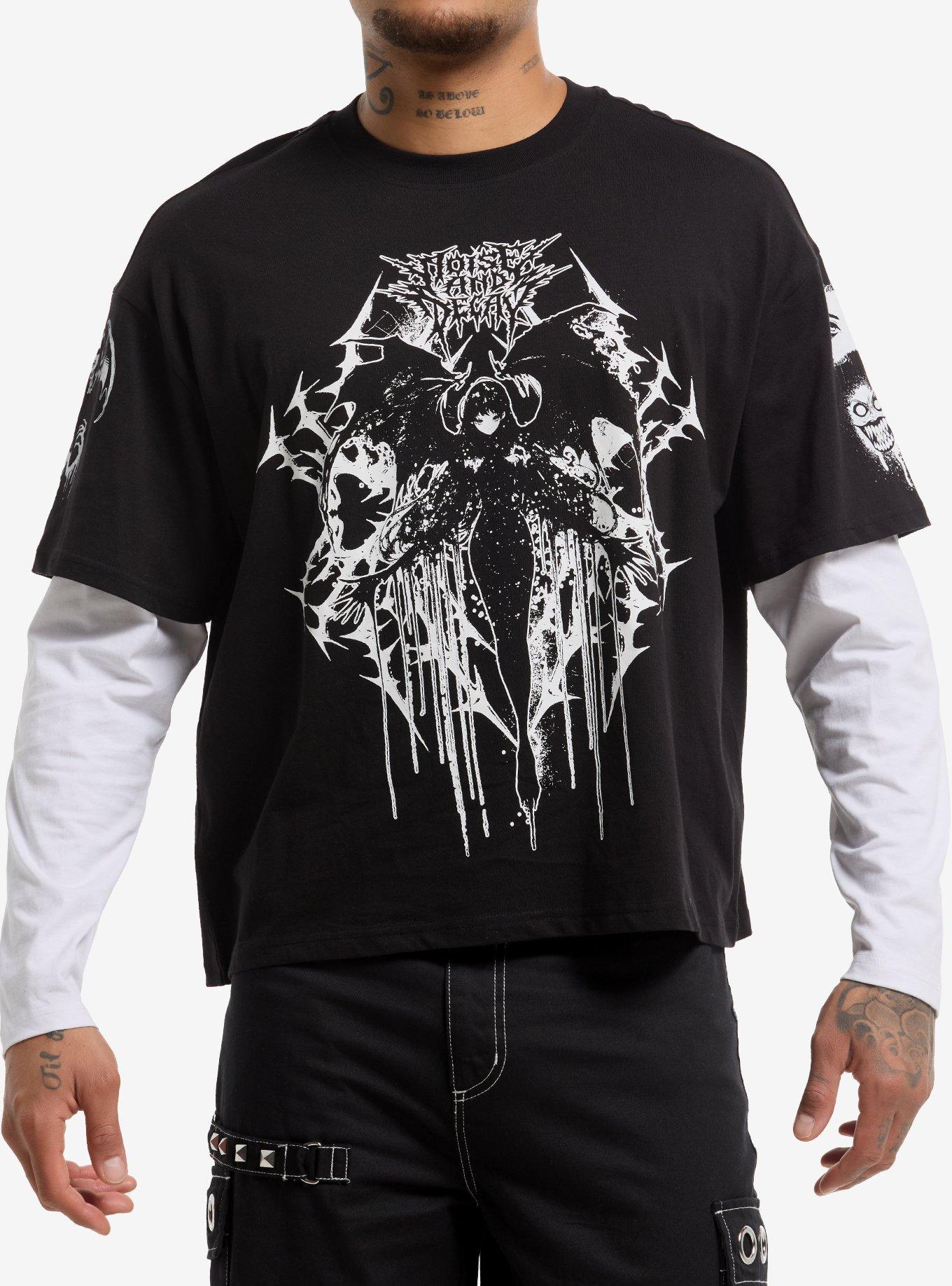 Noise & Decay Anime Demon Twofer Long-Sleeve T-Shirt, , hi-res