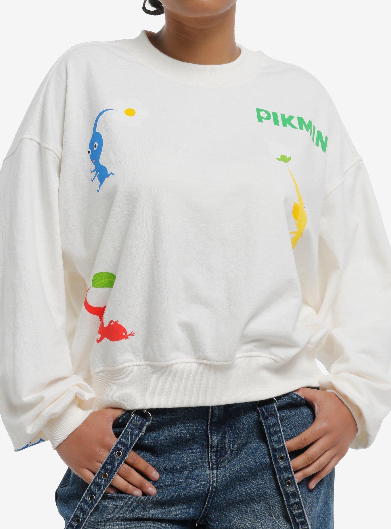 Pikmin Characters Girls Sweatshirt, , hi-res