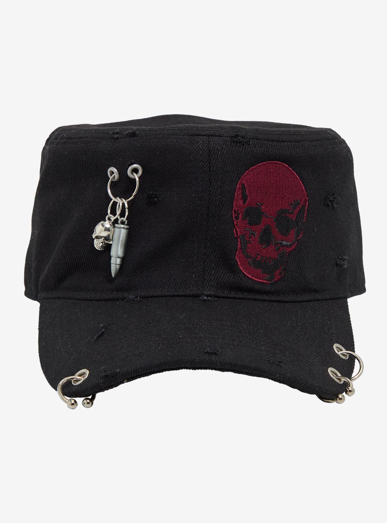 Skull Grunge Charm Cadet Hat, , hi-res