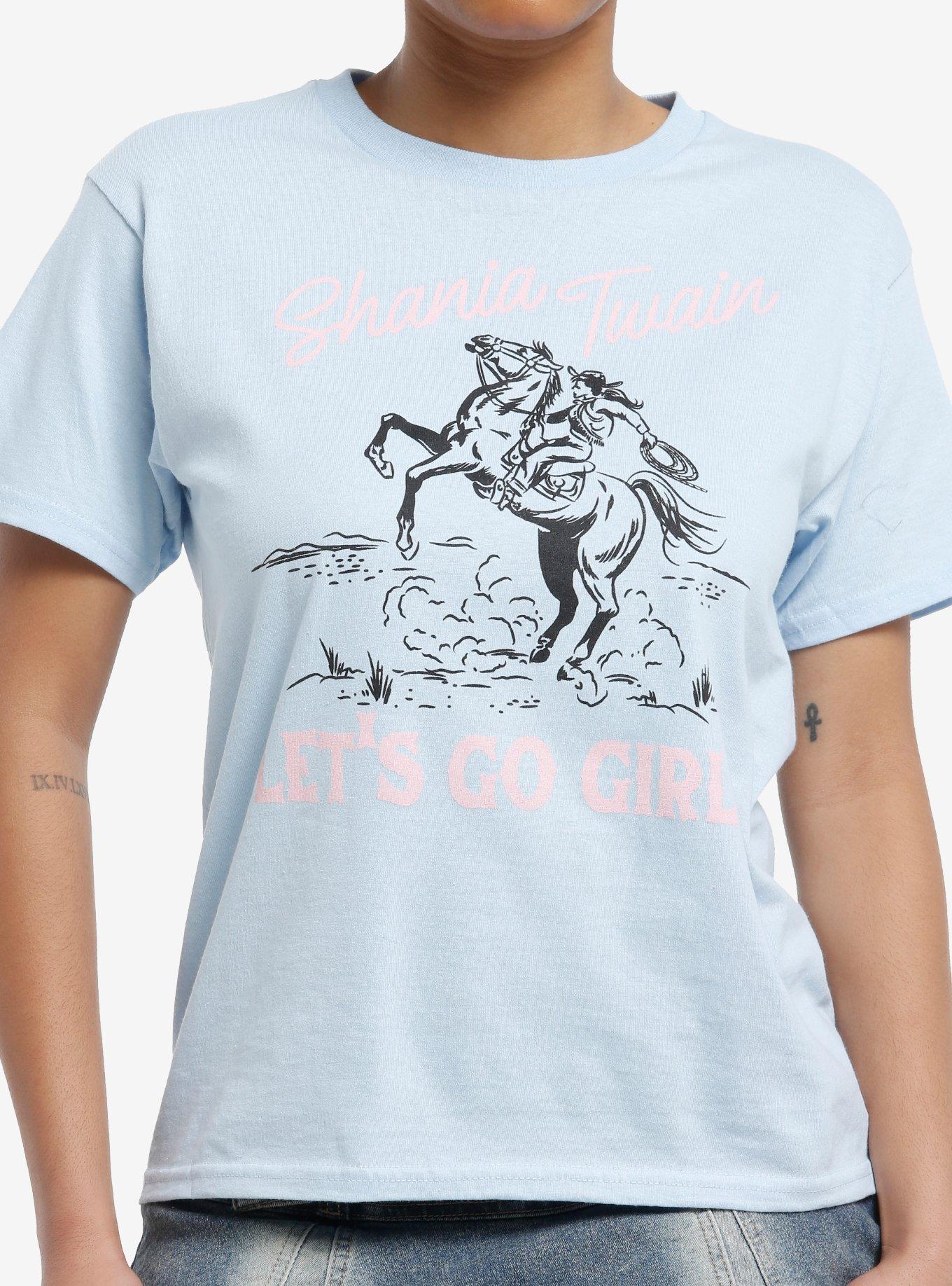 Shania Twain Let's Go Girls Cowgirl Shrunken Fit Girls T-Shirt, , hi-res