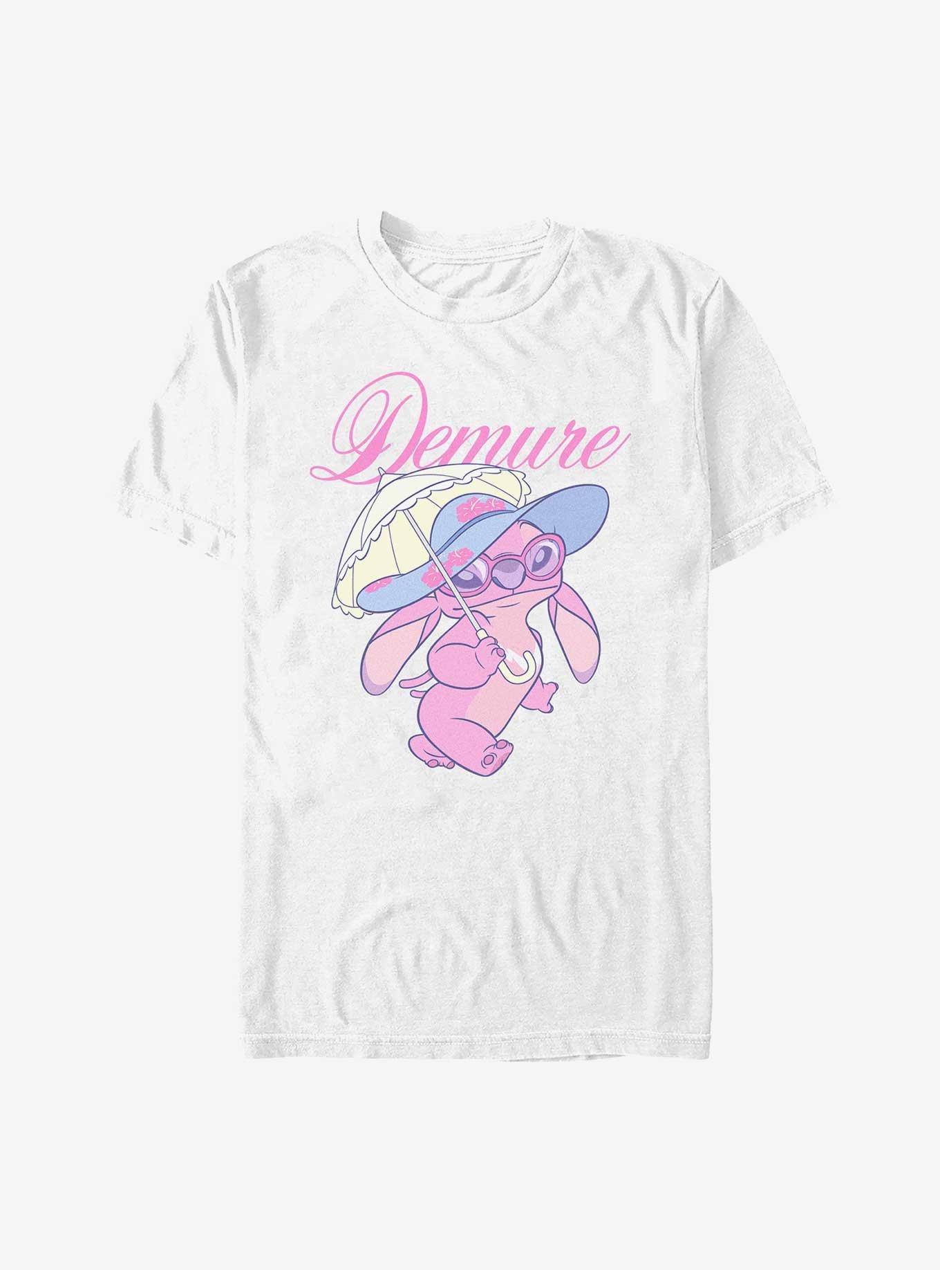 Disney Lilo & Stitch Demure Angel T-Shirt, , hi-res