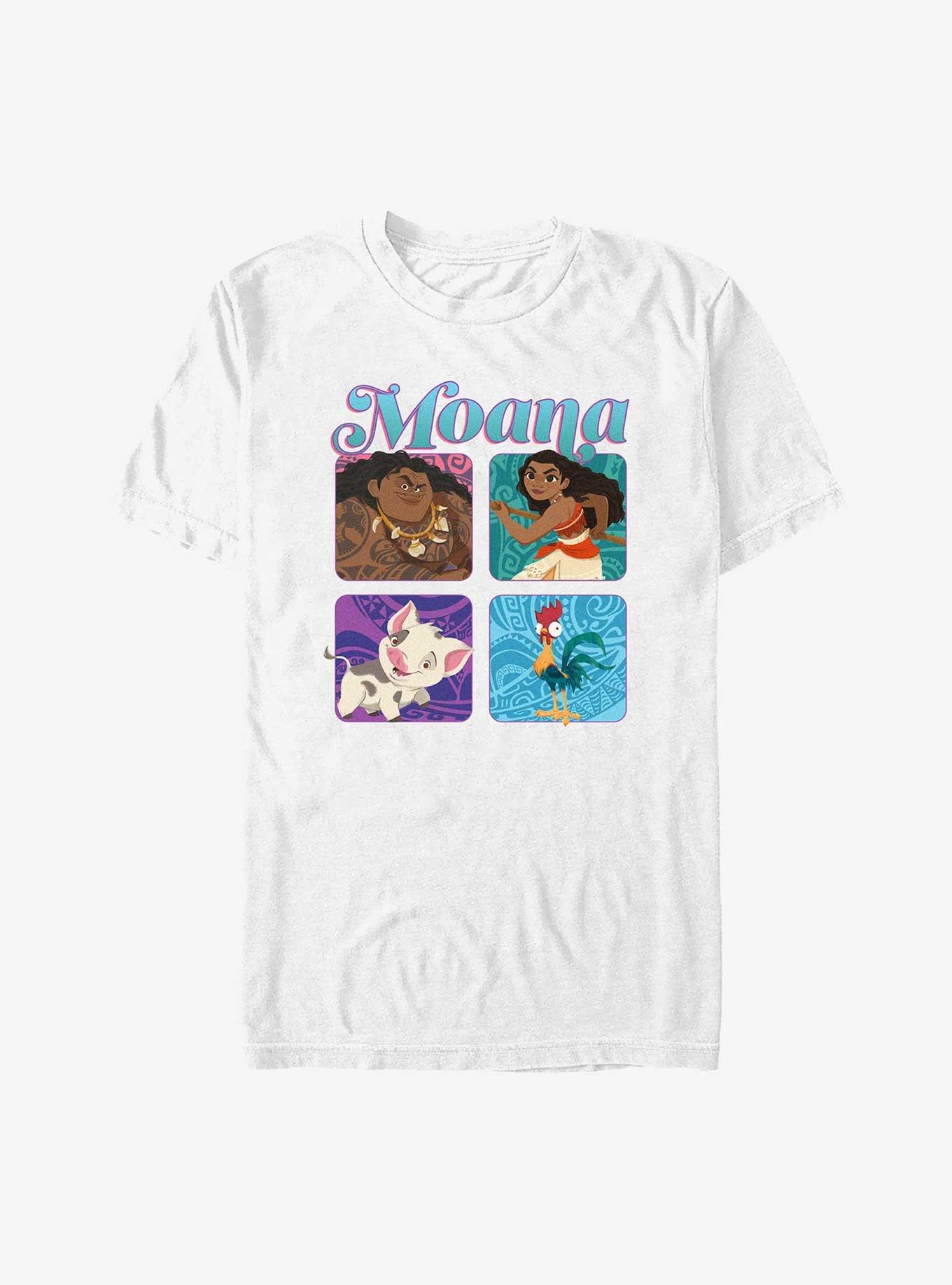 Disney Moana Boxed Up Characters T-Shirt, , hi-res