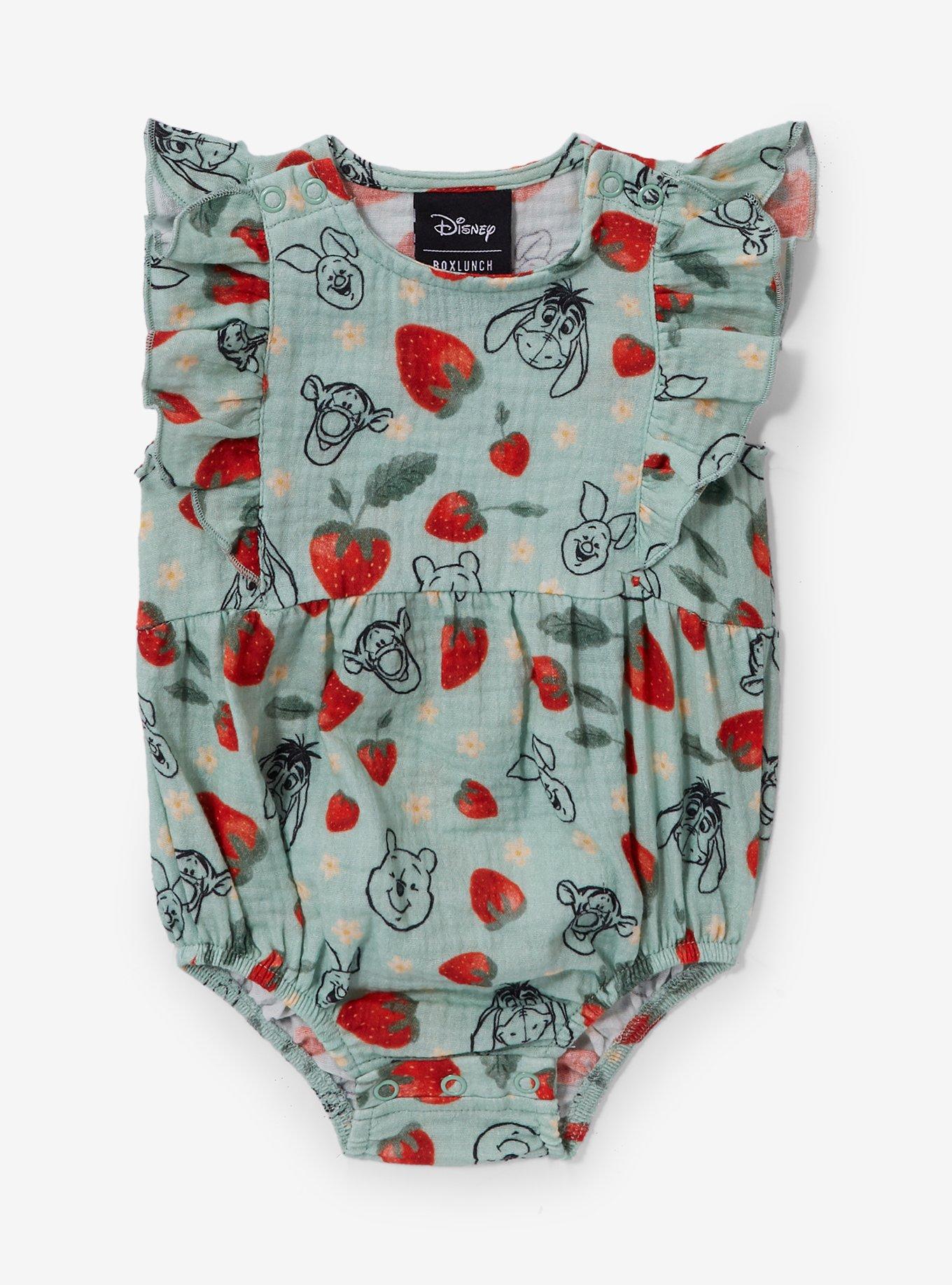 Disney Winnie the Pooh Strawberry Pooh and Friends Infant One-Piece &mdash; BoxLunch Exclusive, , hi-res