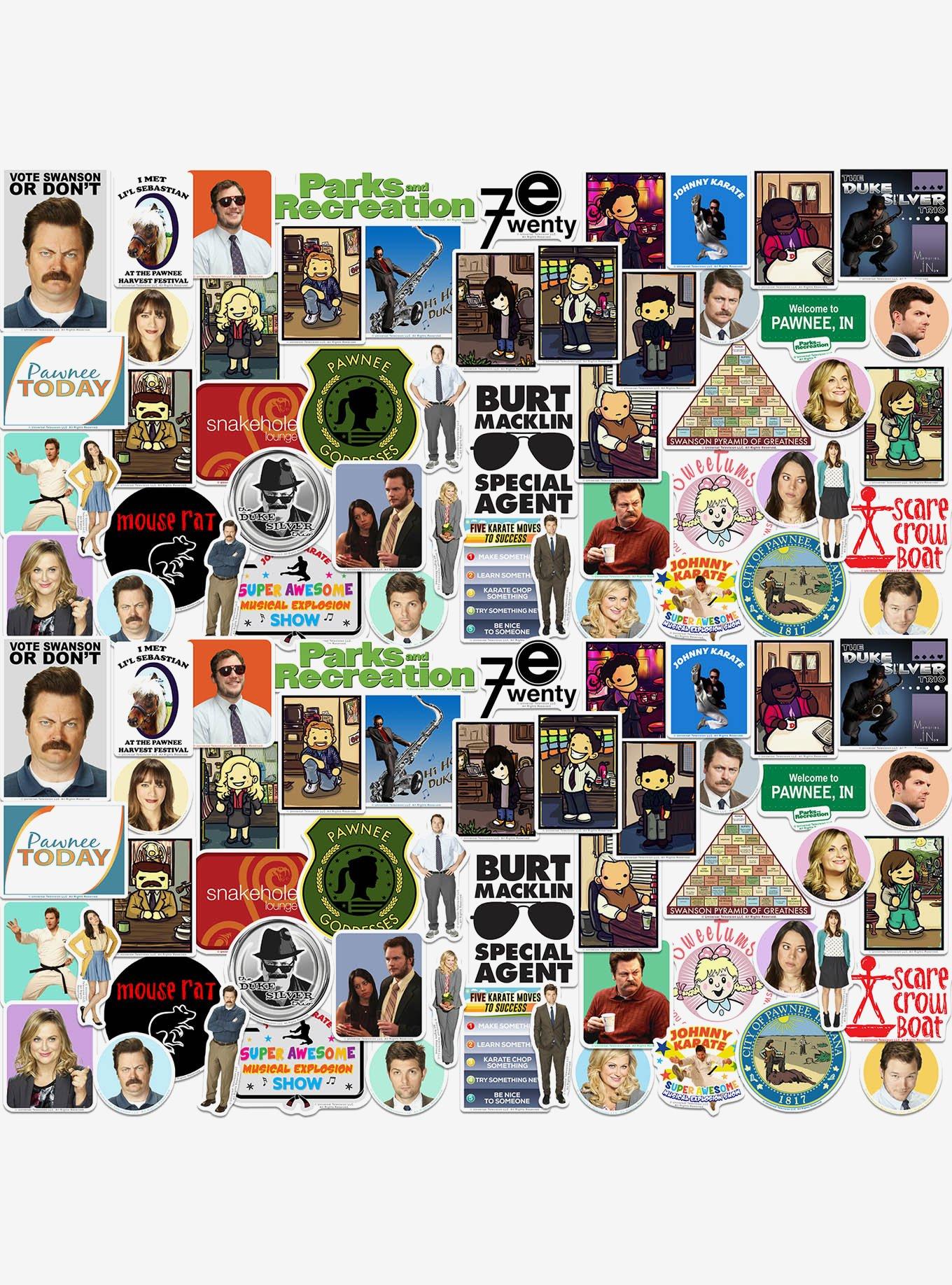 Parks and Recreation 100ct Vinyl Stickers Variety Pack, , hi-res