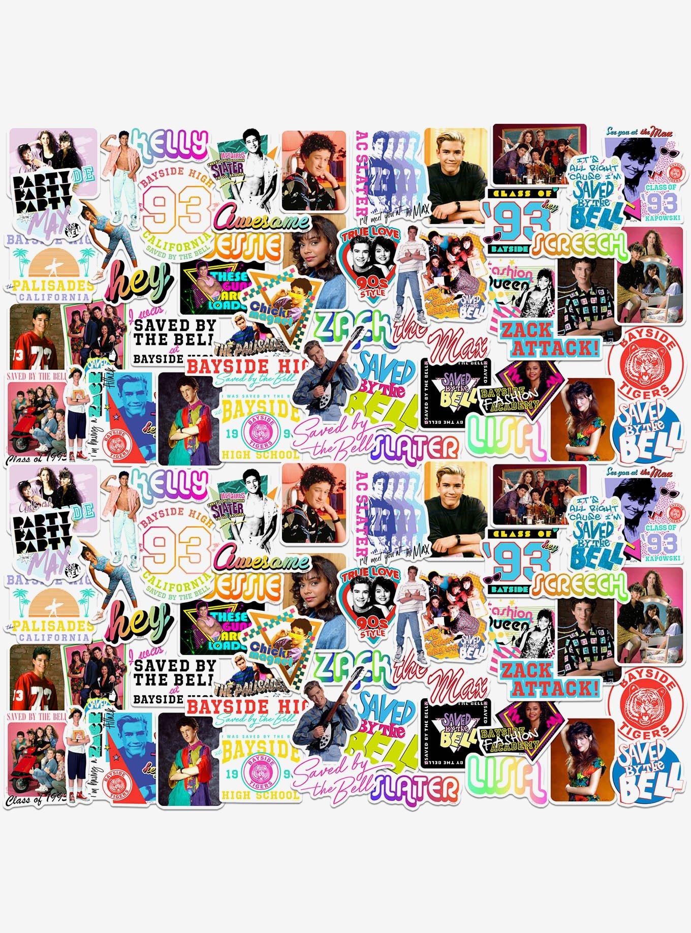 Saved By the Bell 100ct Vinyl Stickers Variety Pack, , hi-res