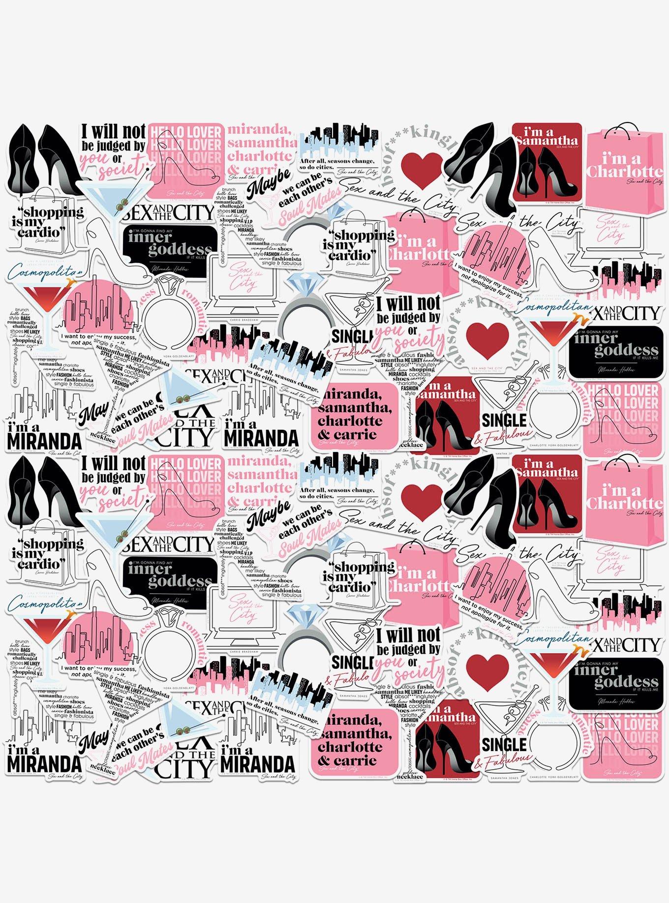 Sex and the City 100ct Vinyl Stickers Variety Pack, , hi-res