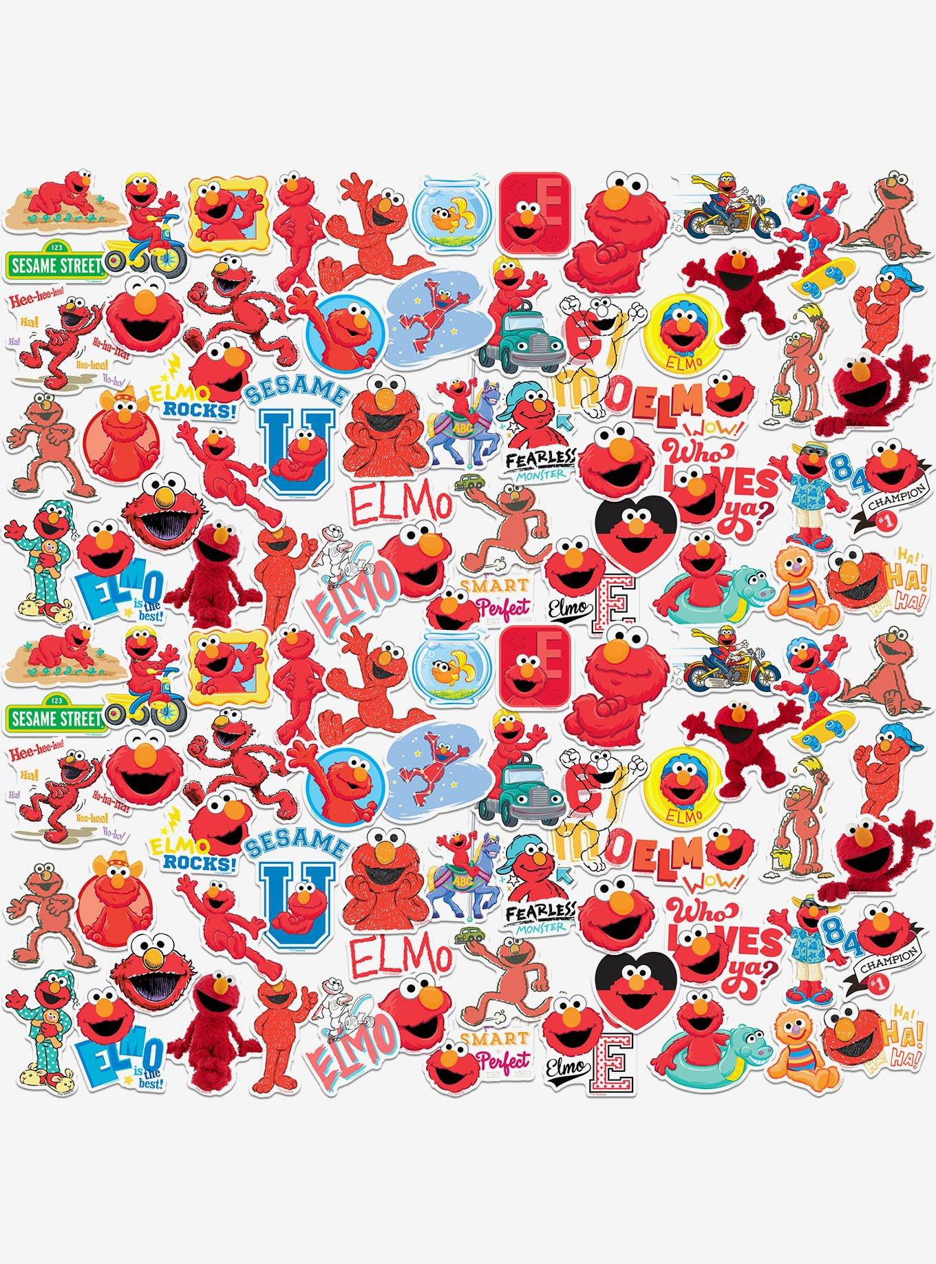 Sesame Street Elmo 100ct Vinyl Stickers Variety Pack, , hi-res