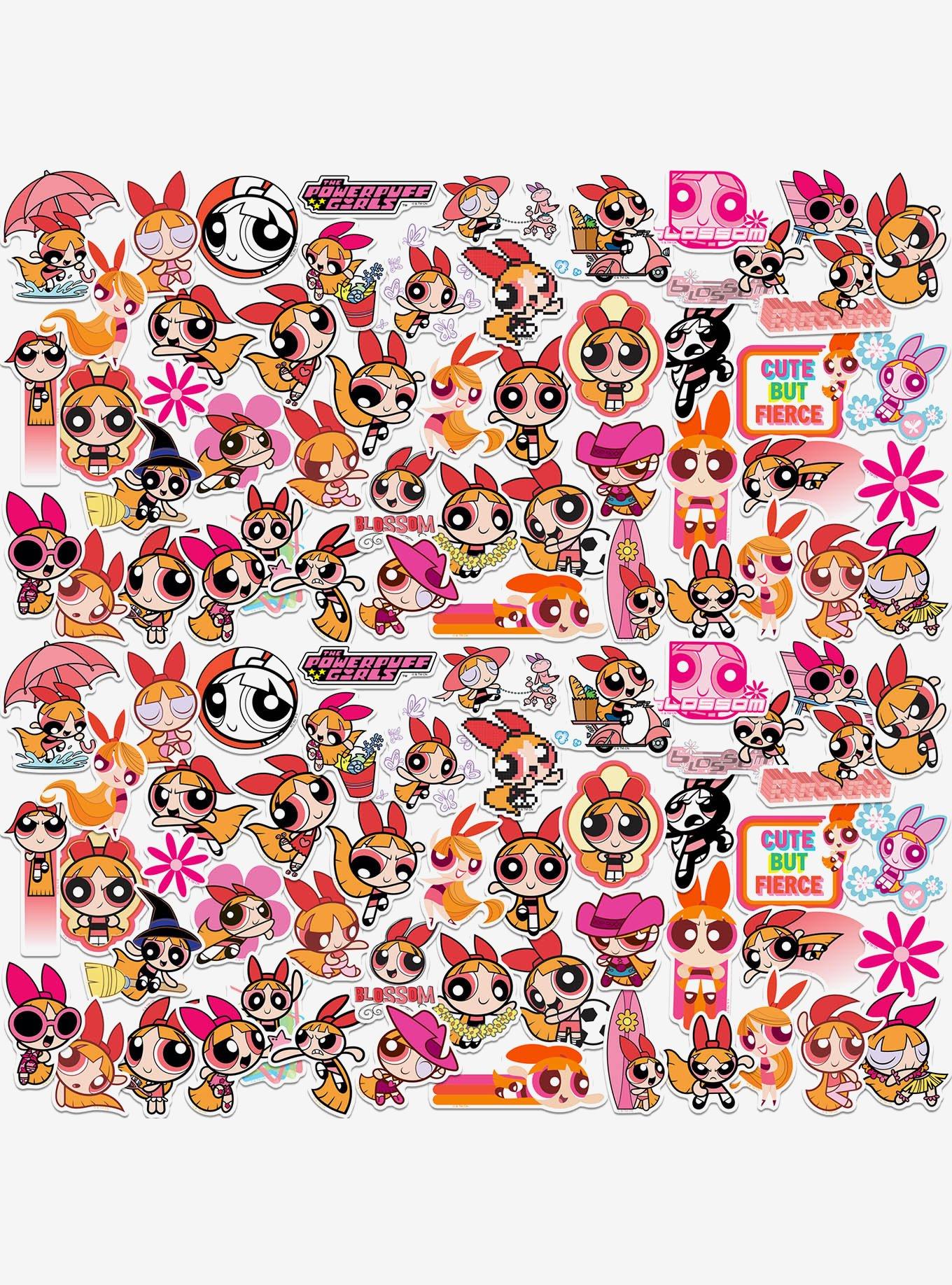 Powerpuff Girls Blossom 100ct Vinyl Stickers Variety Pack, , hi-res