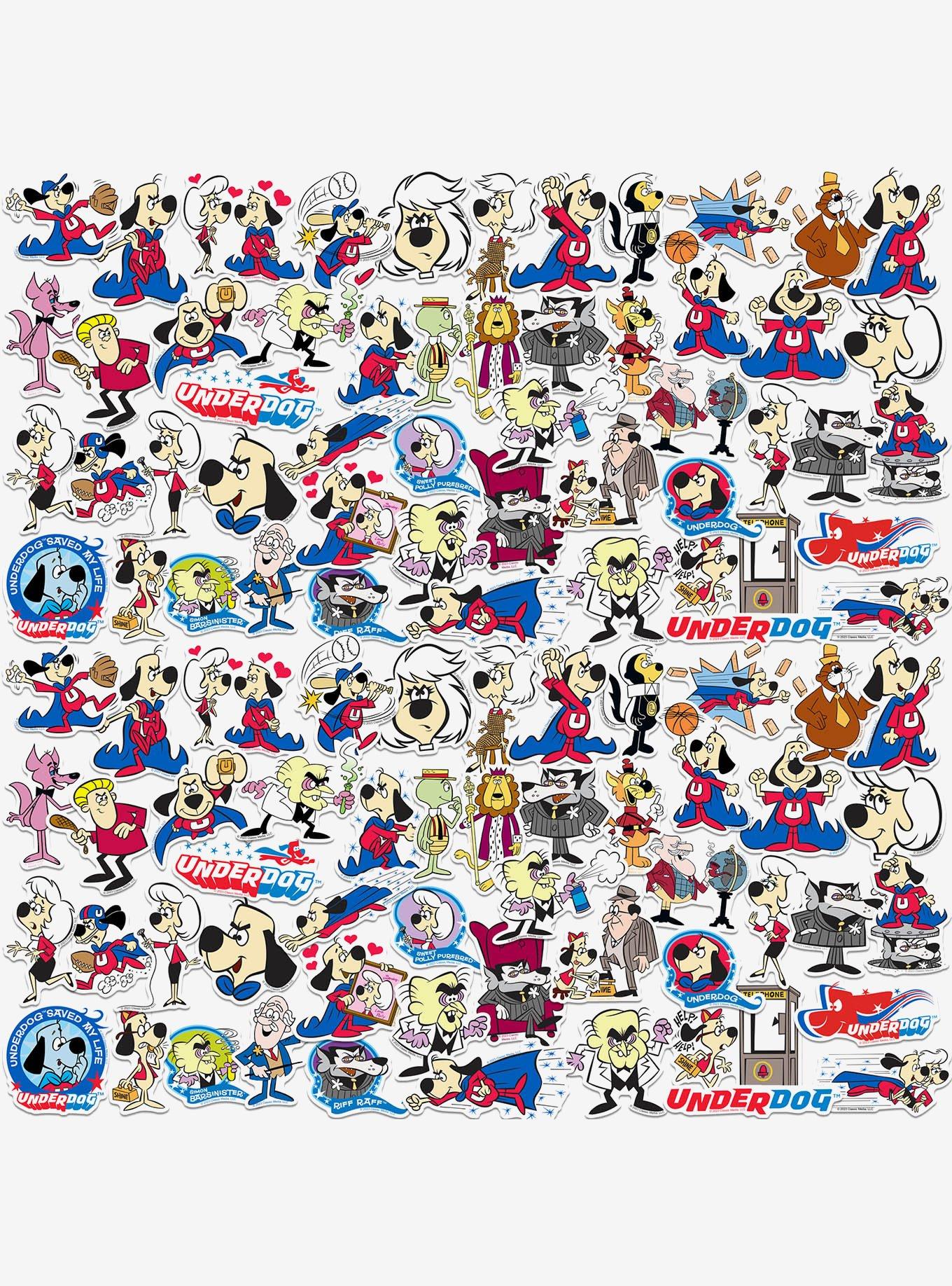 Underdog 100ct Vinyl Stickers Variety Pack, , hi-res