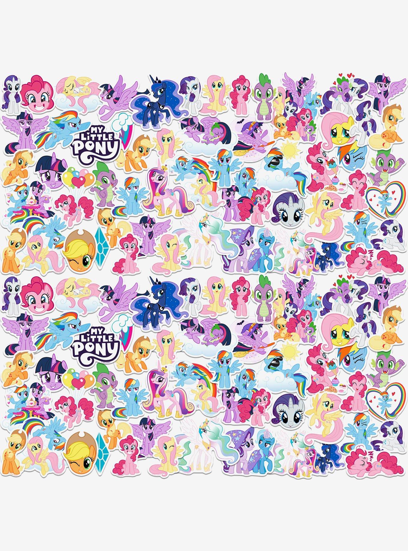 My Little Pony Friendship Is Magic 100ct Vinyl Stickers Variety Pack, , hi-res