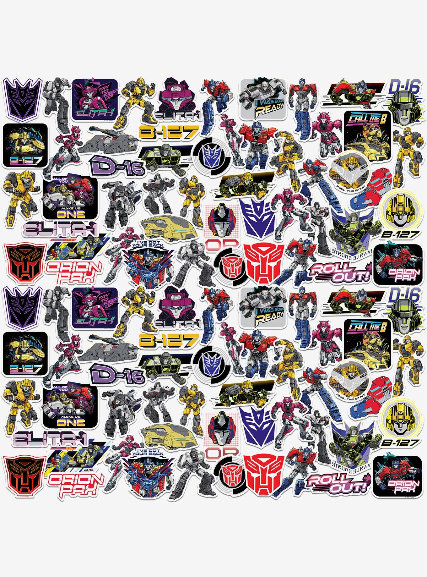 Transformers One 100ct Vinyl Stickers Variety Pack, , hi-res