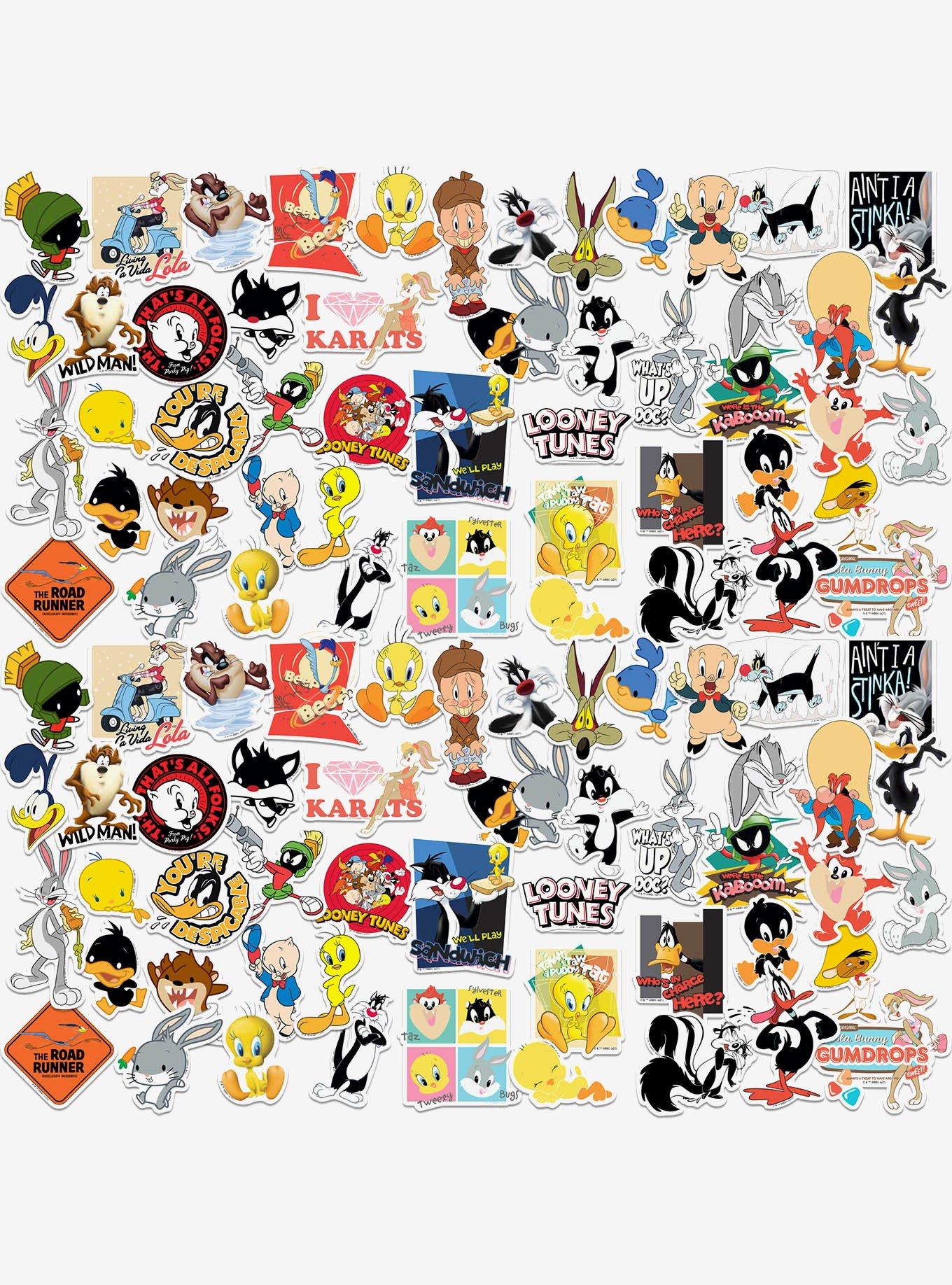 Looney Tunes 100ct Vinyl Stickers Variety Pack