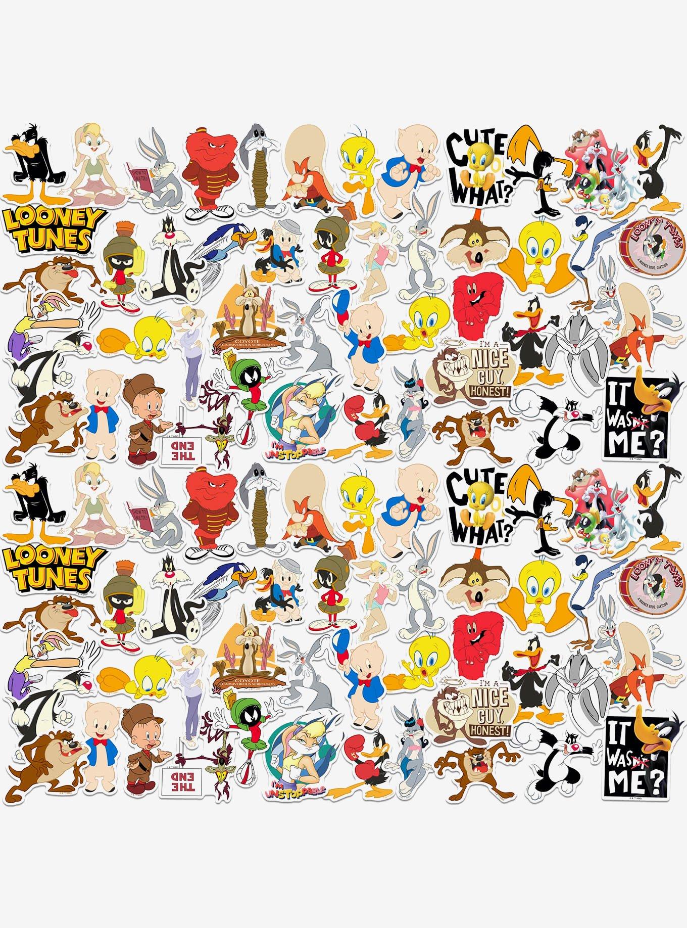 Looney Tunes Variety 100ct Vinyl Stickers Variety Pack, , hi-res