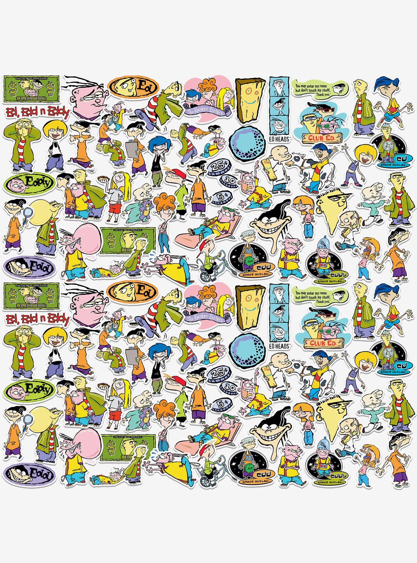 Ed Edd N Eddy 100ct Vinyl Stickers Variety Pack, , hi-res