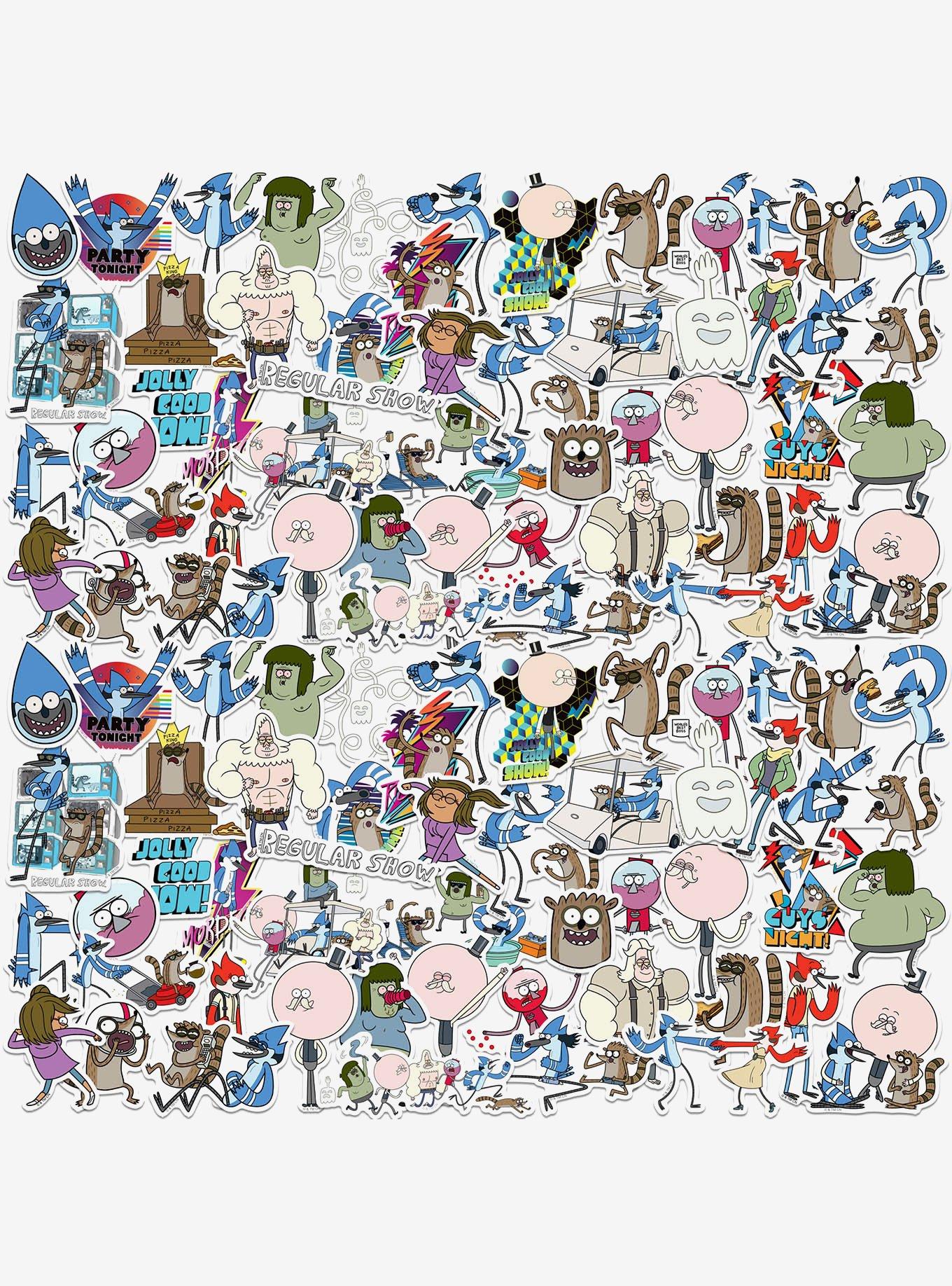 Regular Show 100ct Vinyl Stickers Variety Pack, , hi-res