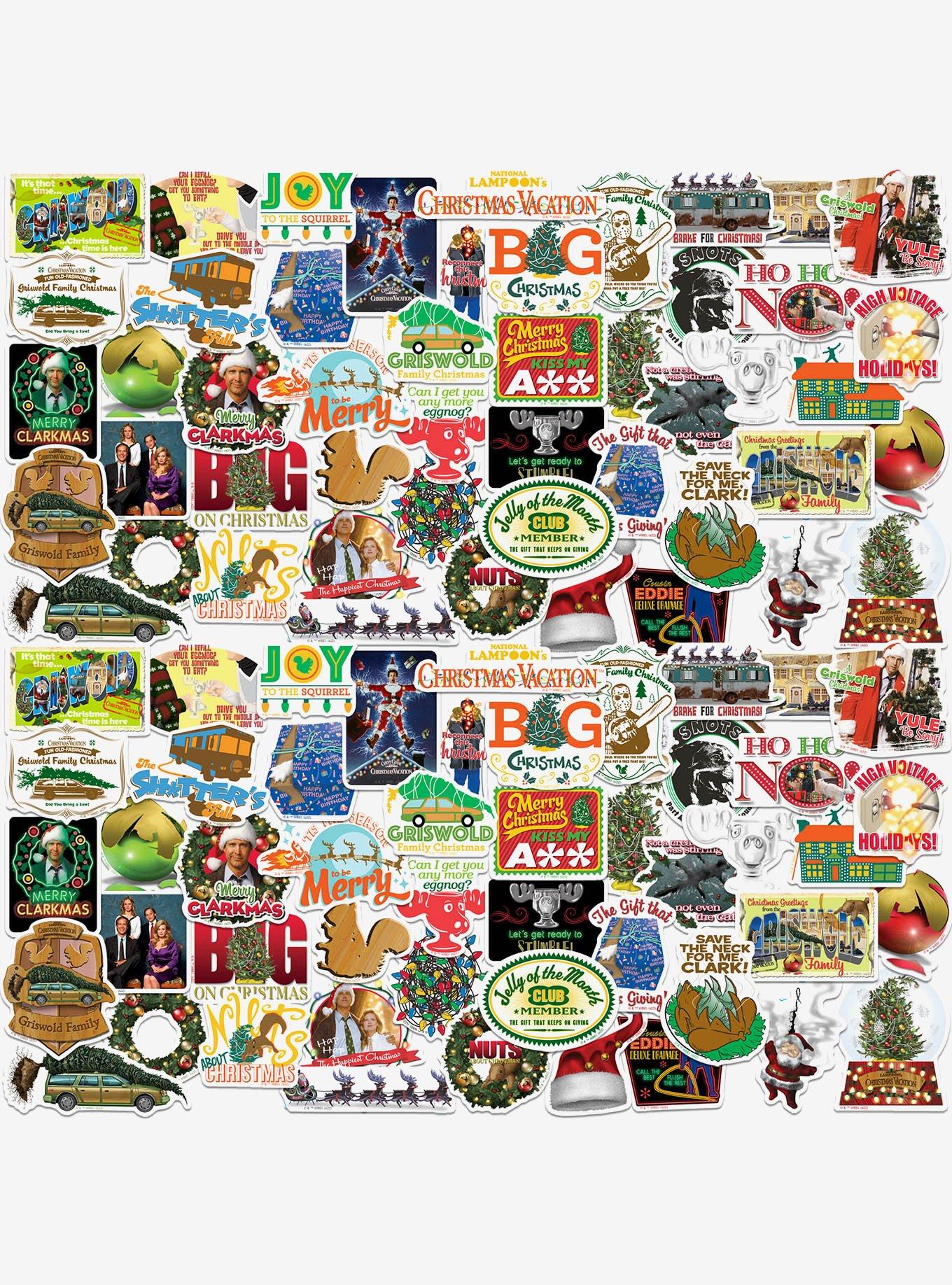 Christmas Vacation 100ct Vinyl Stickers Variety Pack, , hi-res