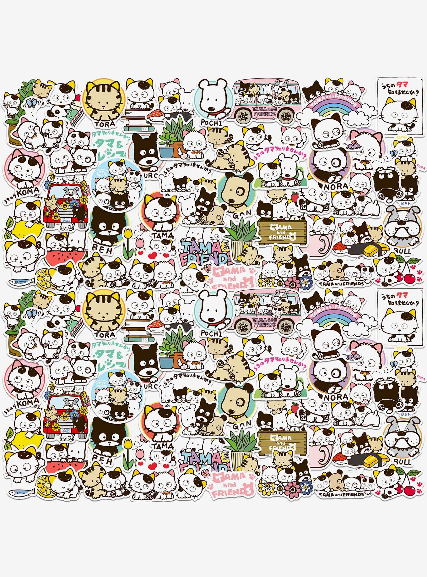 Tama and Friends 100ct Vinyl Stickers Variety Pack, , hi-res
