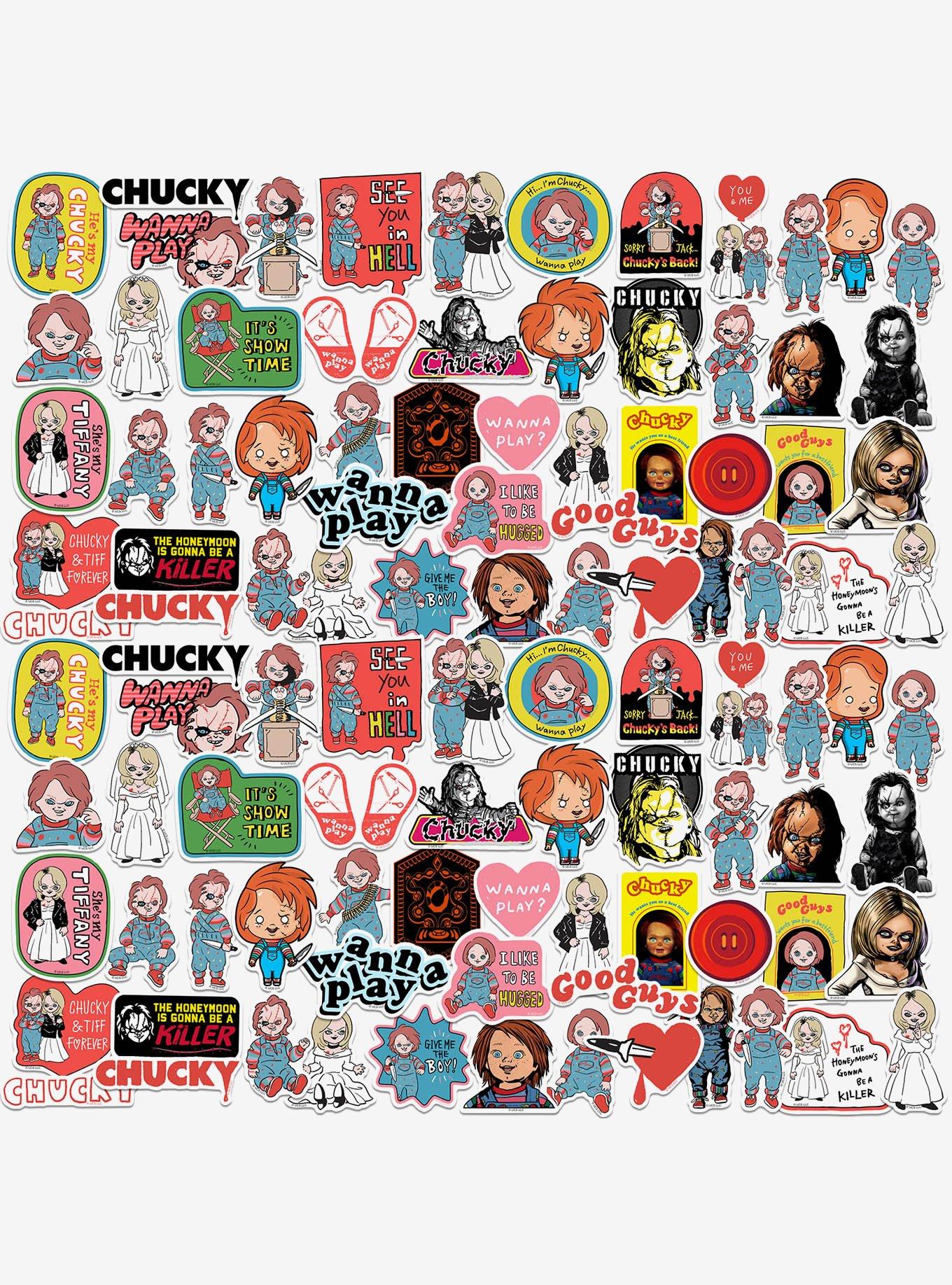 Chucky 100ct Vinyl Stickers Variety Pack, , hi-res