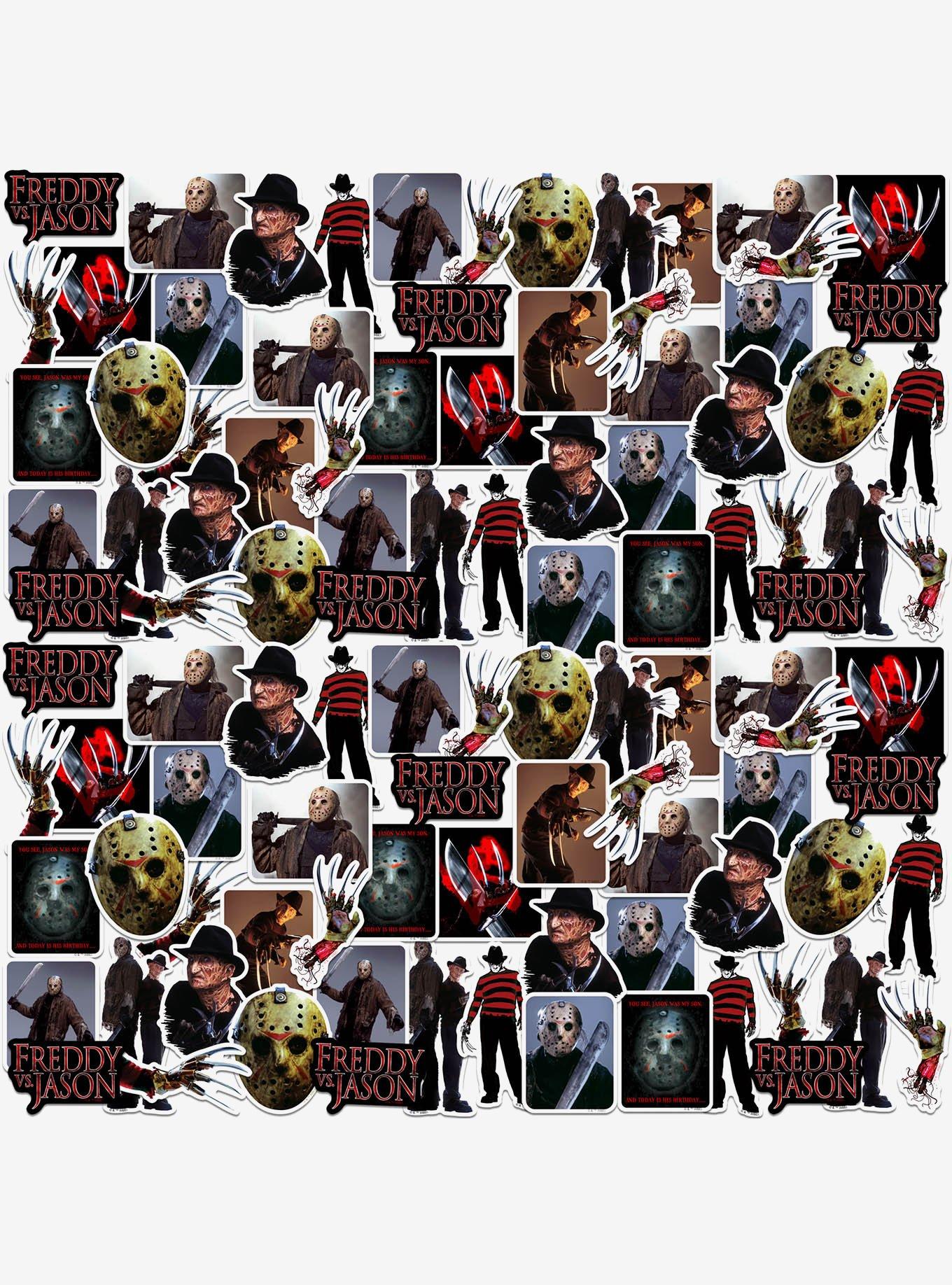 Freddy vs Jason 100ct Vinyl Stickers Variety Pack, , hi-res