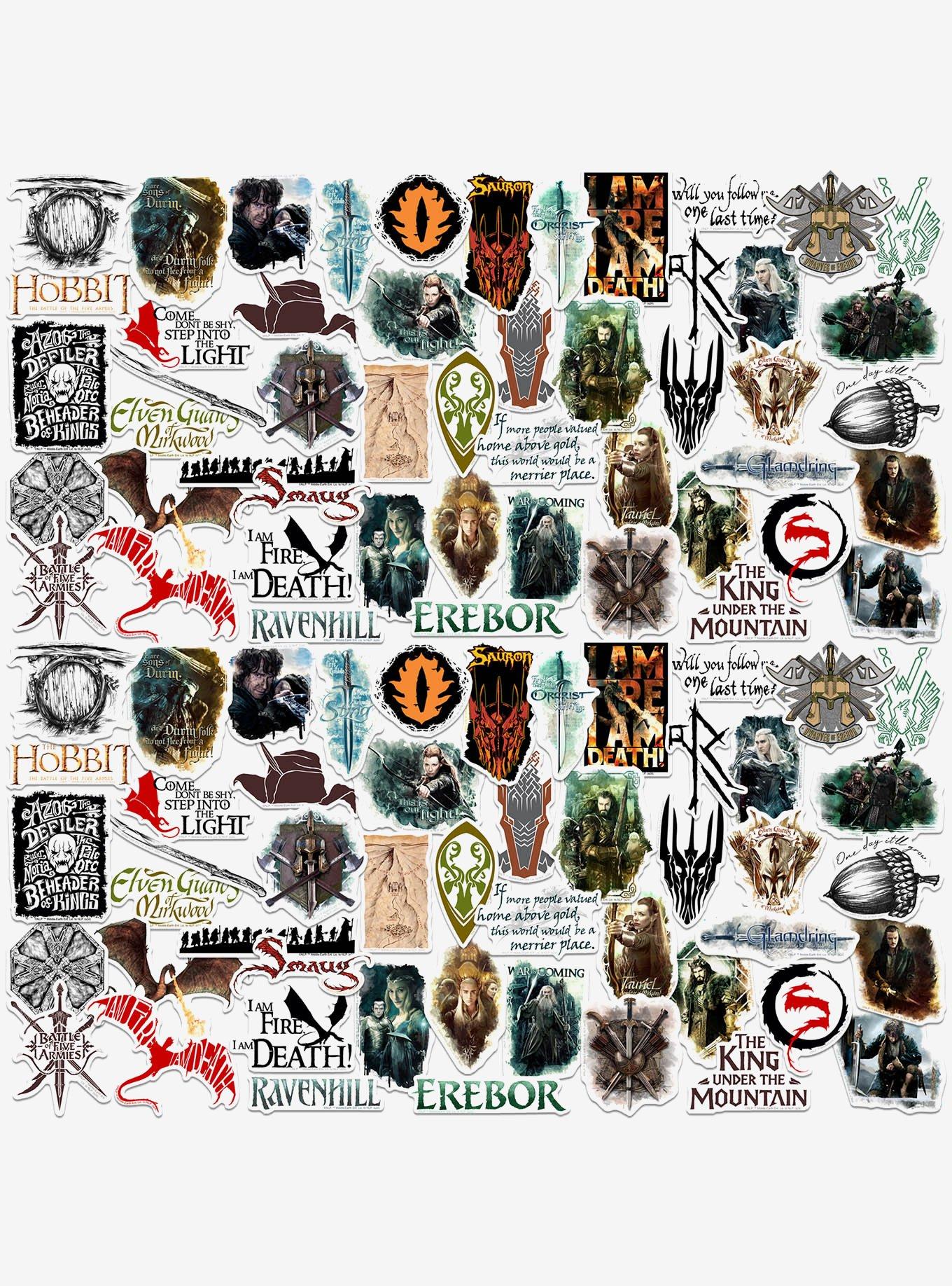 The Hobbit: Battle of the Five Armies 100ct Vinyl Stickers Variety Pack, , hi-res