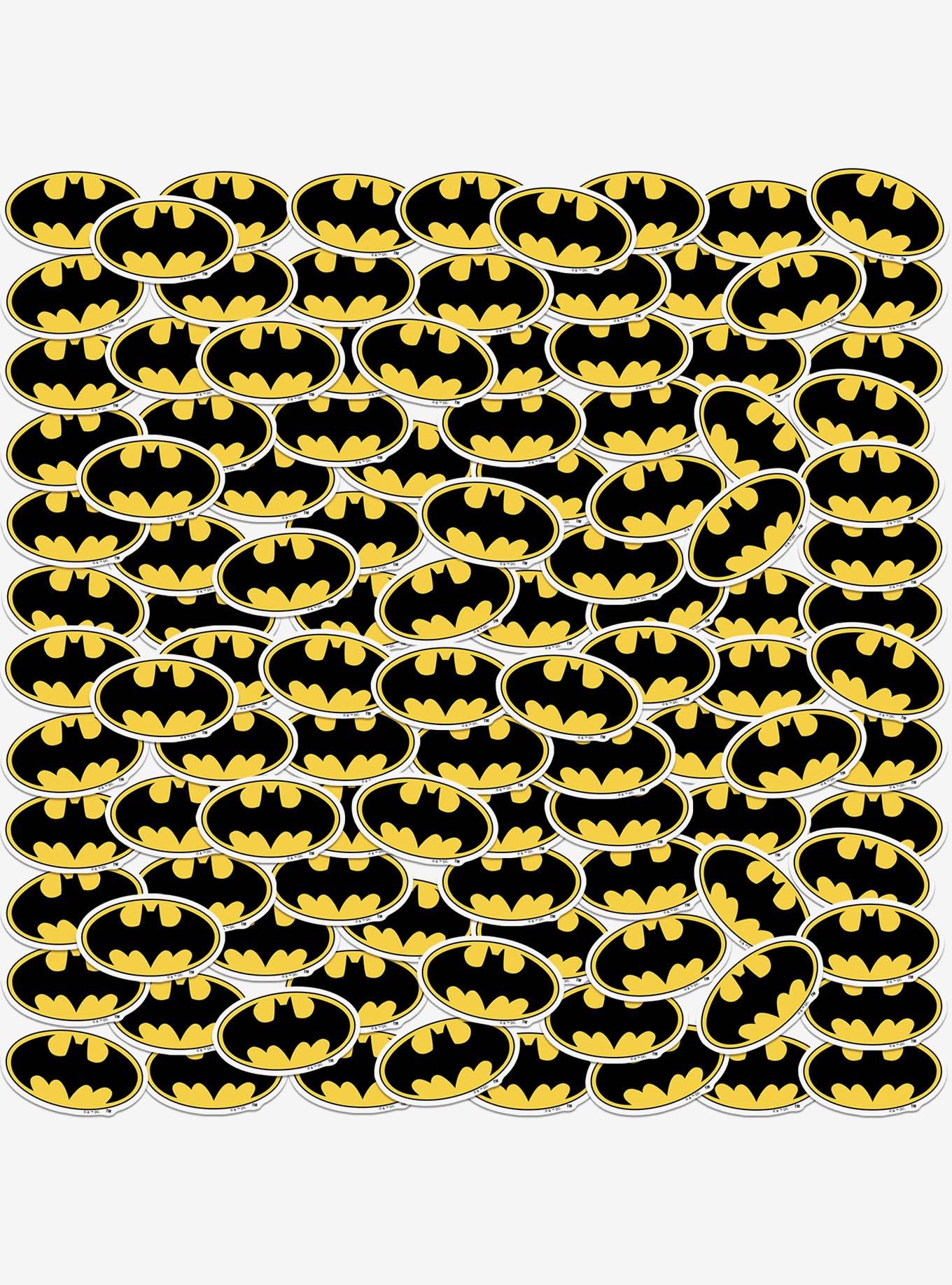 DC Comics Batman Bat Logo 100ct Vinyl Stickers Variety Pack, , hi-res