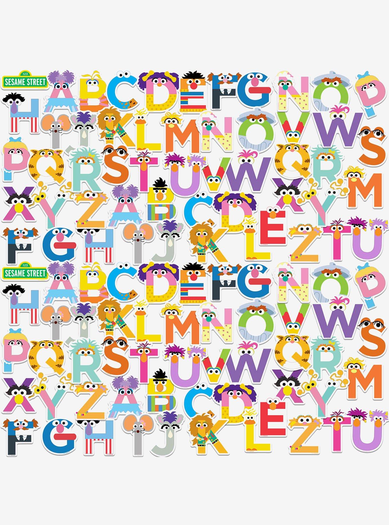 Sesame Street Alphabet 100ct Vinyl Stickers Variety Pack, , hi-res