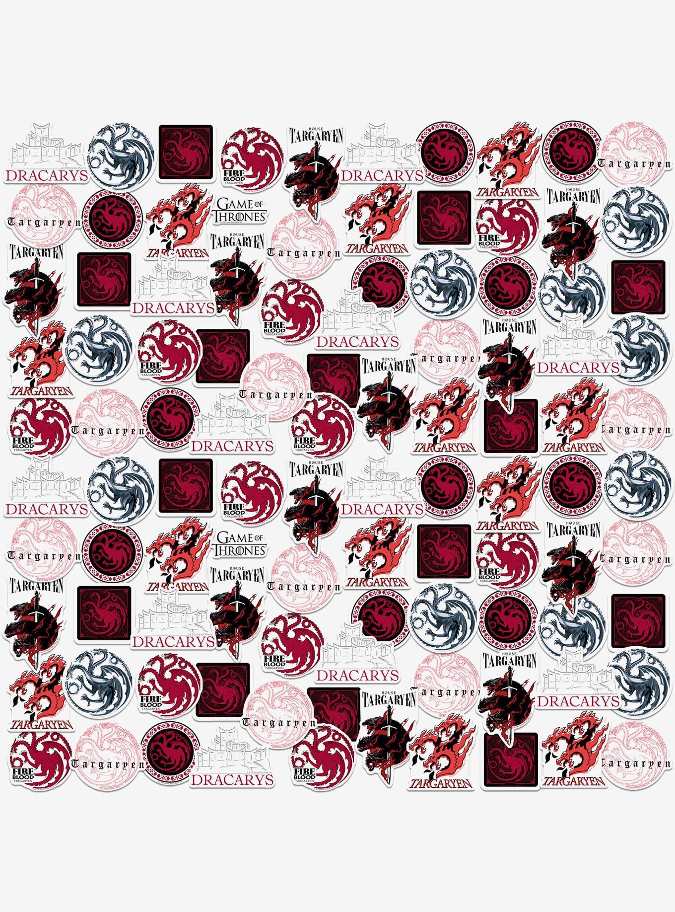 Game of Thrones House Targaryen 100ct Vinyl Stickers Variety Pack, , hi-res