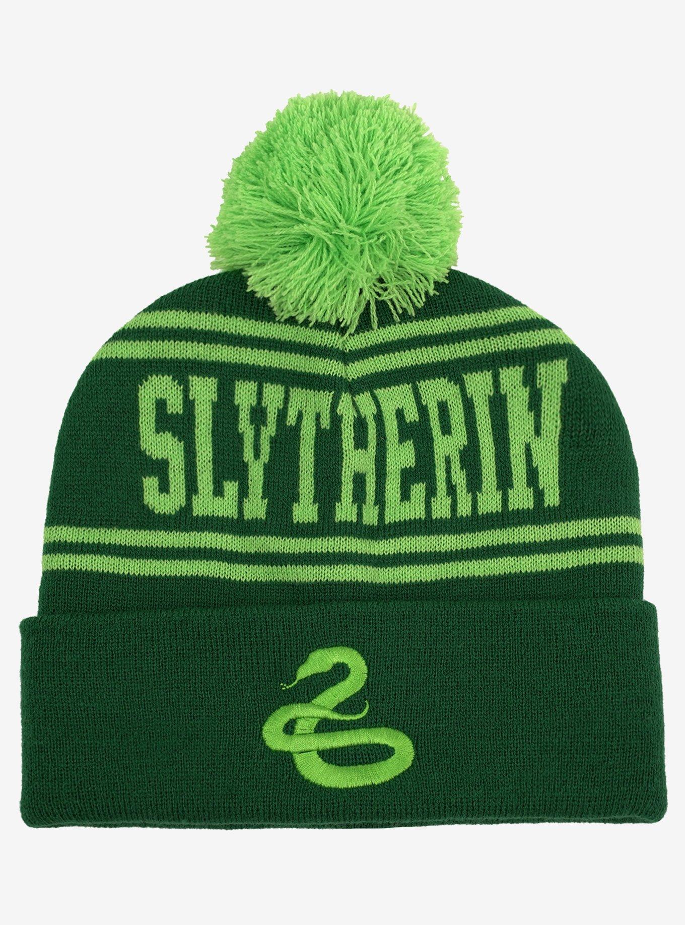 Harry Potter Slytherin Pom Knit Beanie, , hi-res