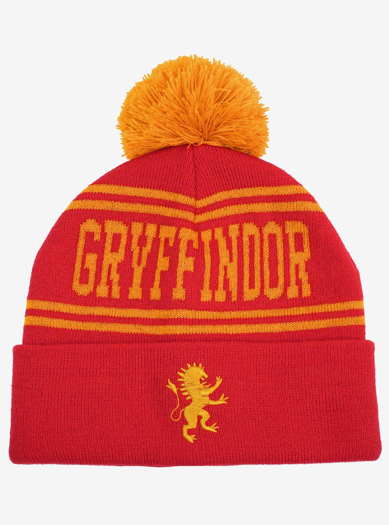 Harry Potter Gryffindor Pom Knit Beanie, , hi-res