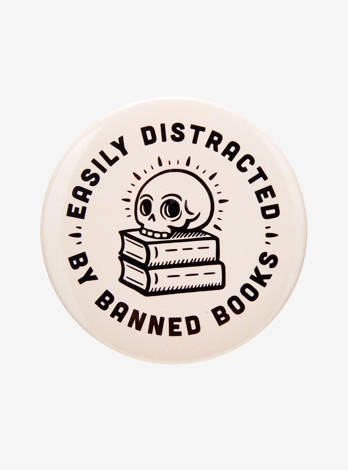 Banned Books 3 Inch Button, , hi-res