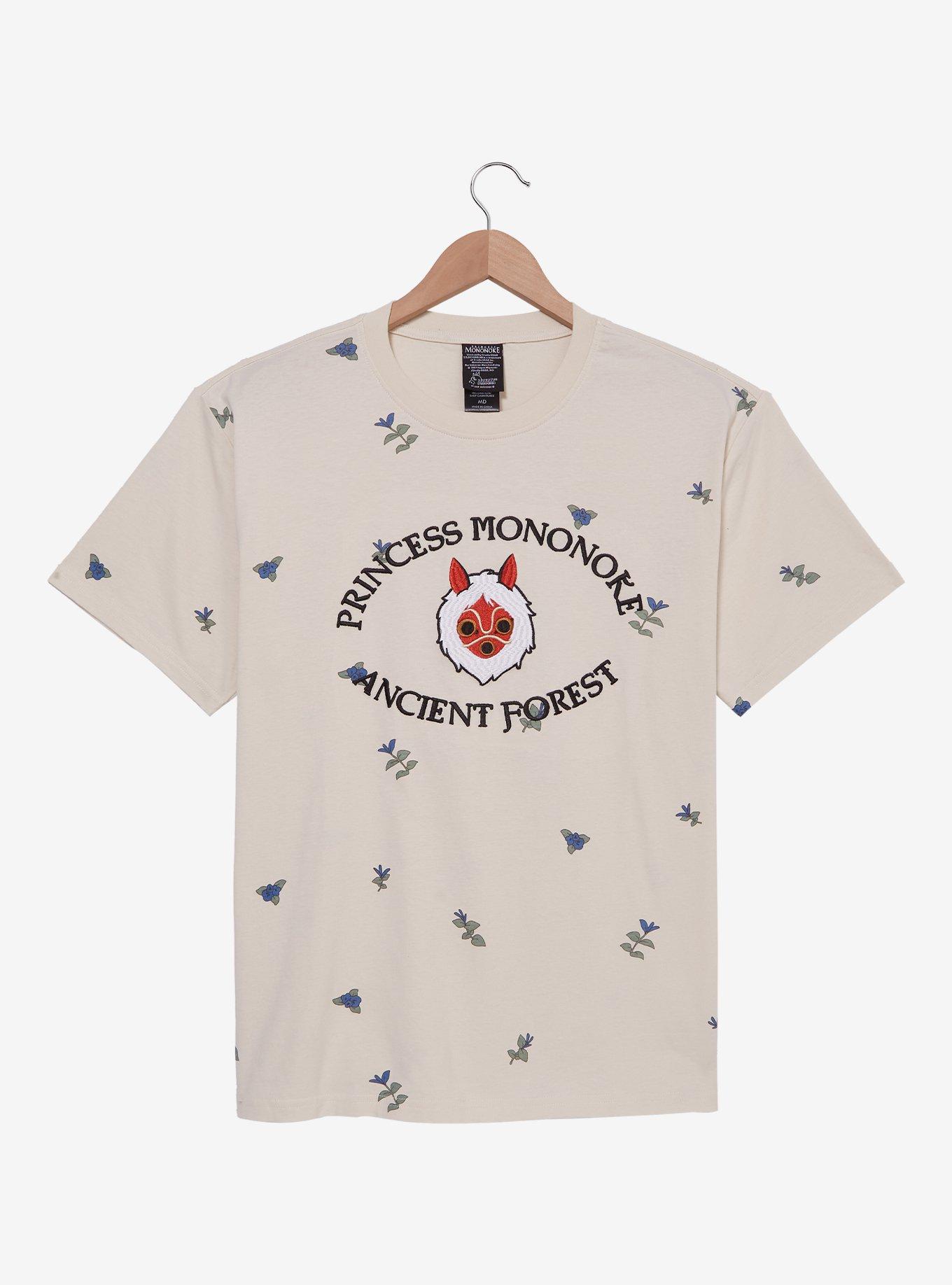 Our Universe Studio Ghibli® Princess Mononoke San's Mask Embroidered T-Shirt - BoxLunch Exclusive, , hi-res