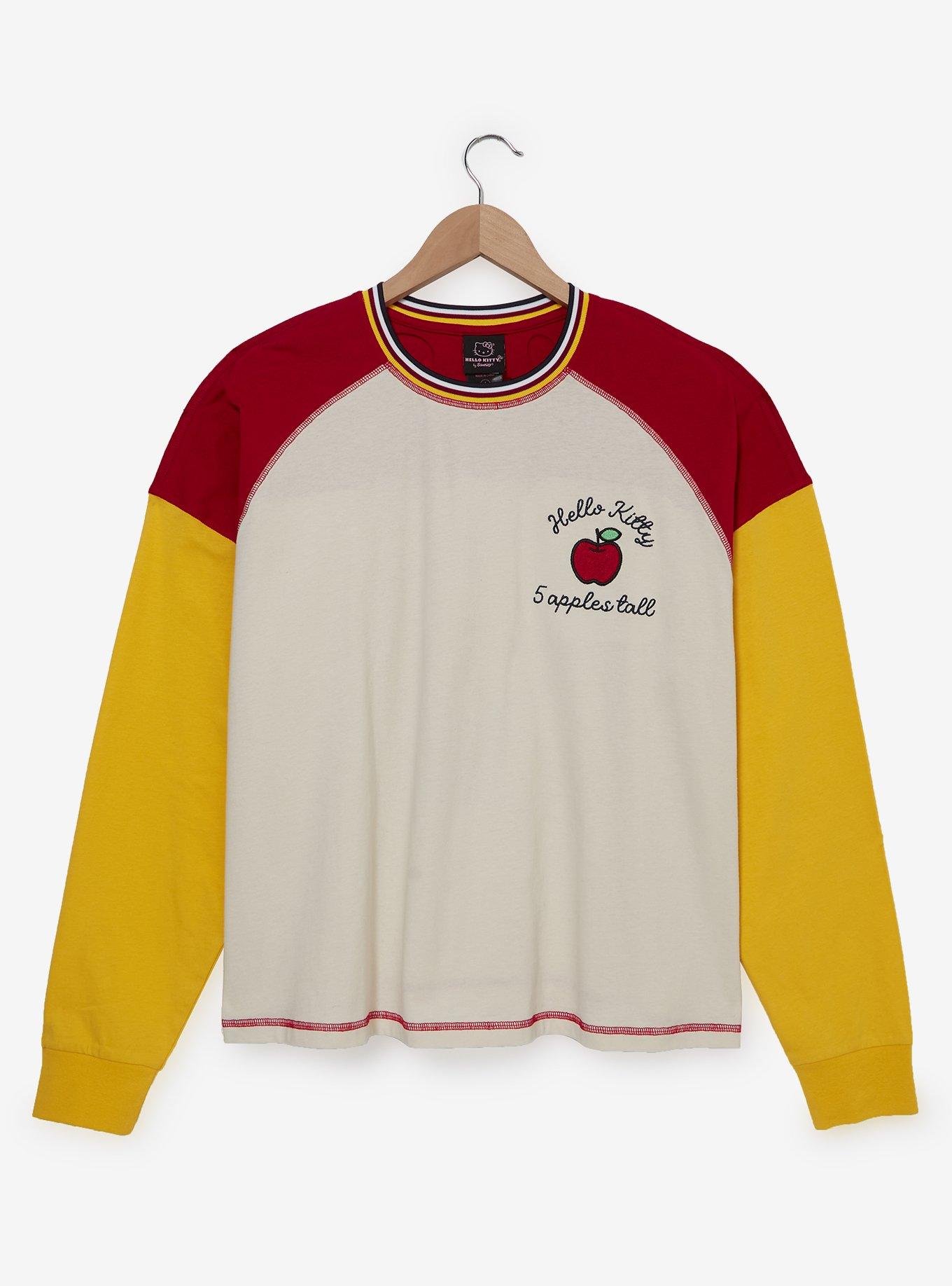 Sanrio Hello Kitty Color Block Women's Plus Size Long Sleeve T-Shirt - BoxLunch Exclusive, , hi-res