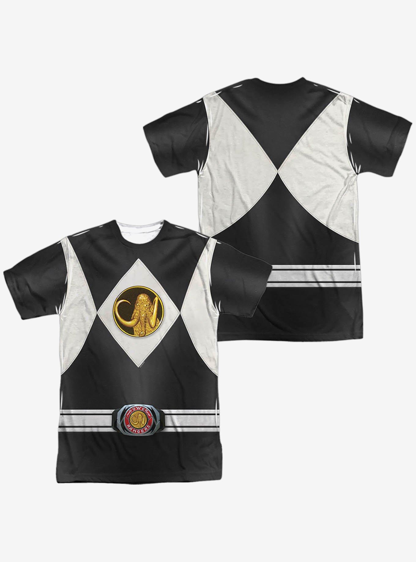 Mighty Morphin' Power Rangers Black Ranger Sublimated T-Shirt