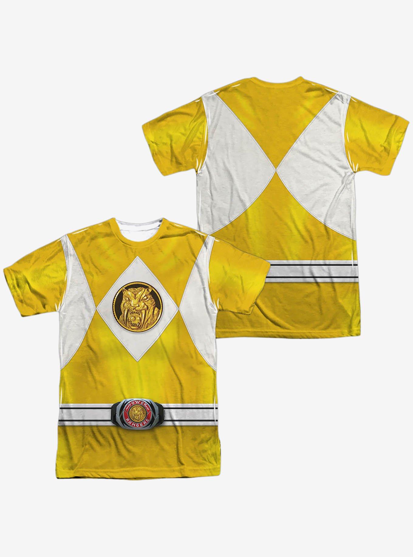 Mighty Morphin' Power Rangers Yellow Ranger Sublimated T-Shirt, , hi-res