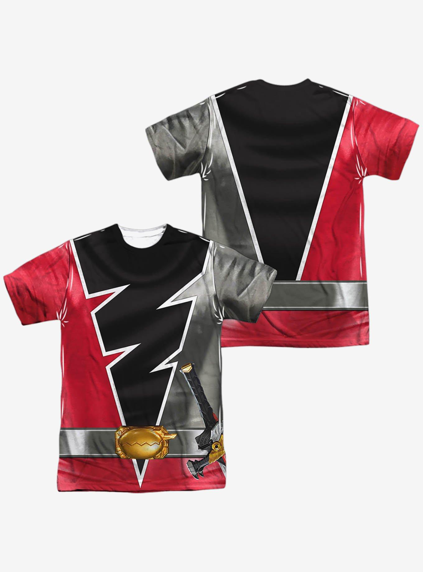 Mighty Morphin' Power Rangers Dino Fury Red Ranger Sublimated T-Shirt, , hi-res