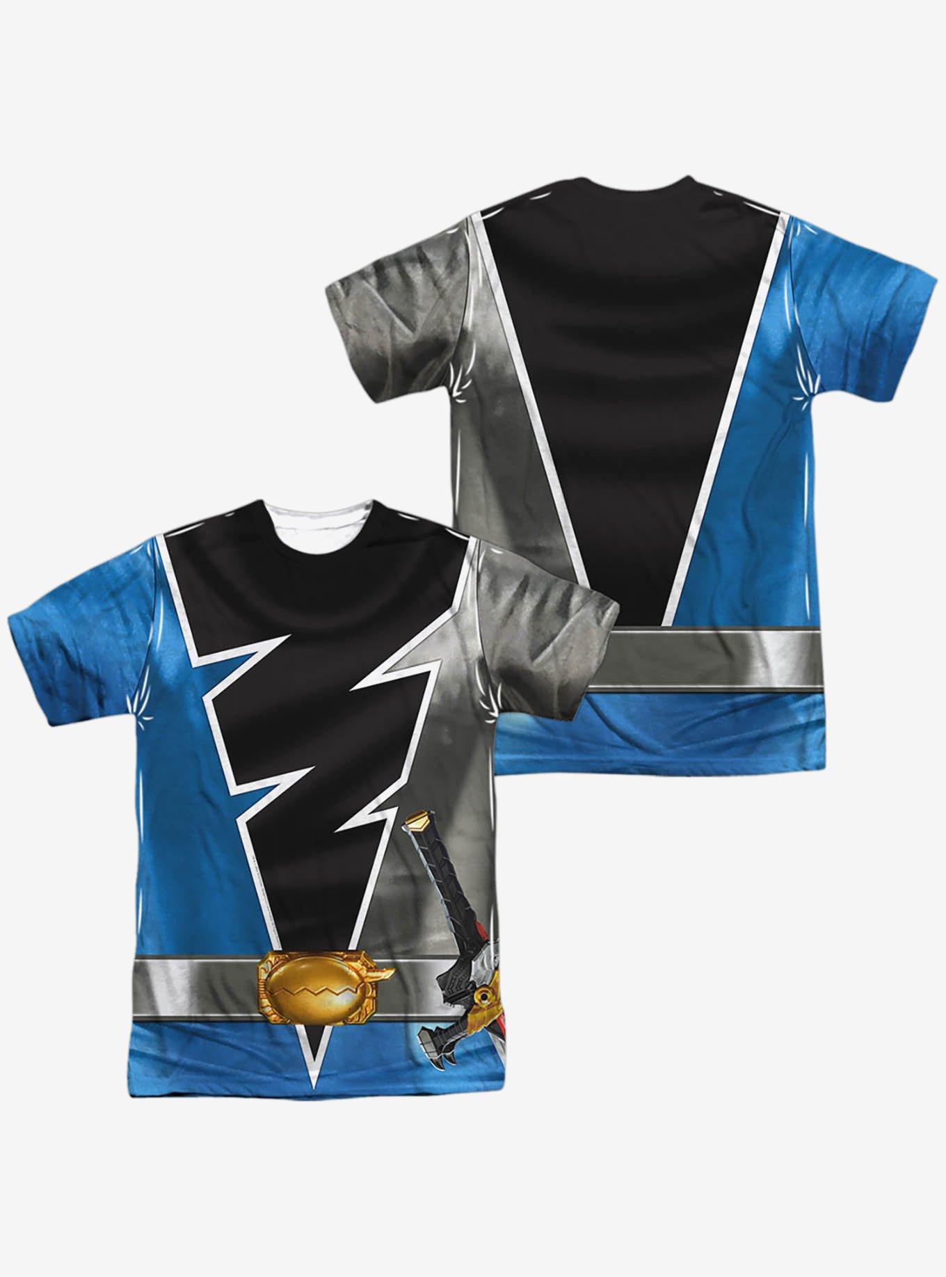 Mighty Morphin' Power Rangers Dino Fury Blue Ranger Sublimated T-Shirt, , hi-res