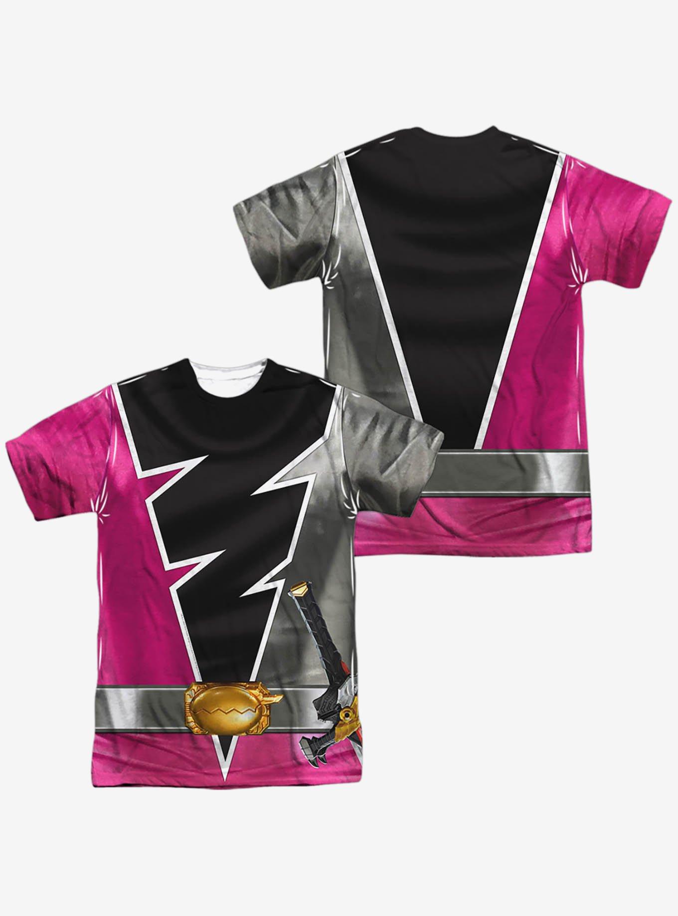 Mighty Morphin' Power Rangers Dino Fury Pink Ranger Sublimated T-Shirt, , hi-res