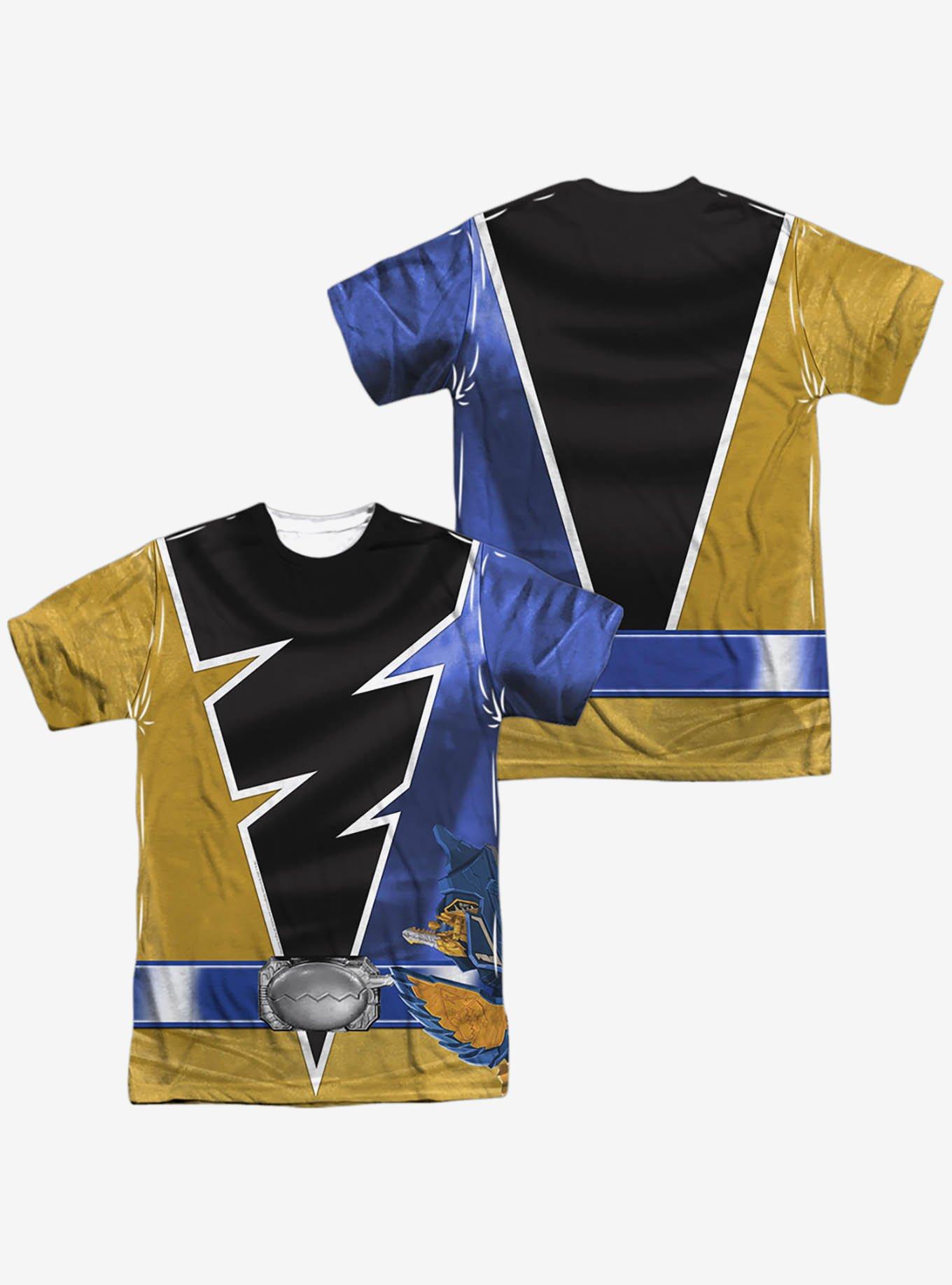 Mighty Morphin' Power Rangers Dino Fury Gold Ranger Sublimated T-Shirt, MULTI, hi-res