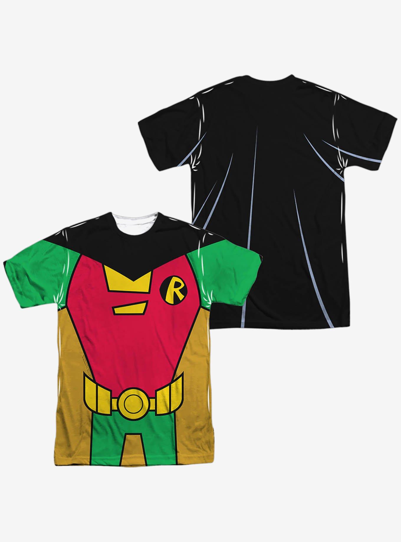 DC Comics Teen Titans Go! Robin Costume Sublimated T-Shirt, , hi-res