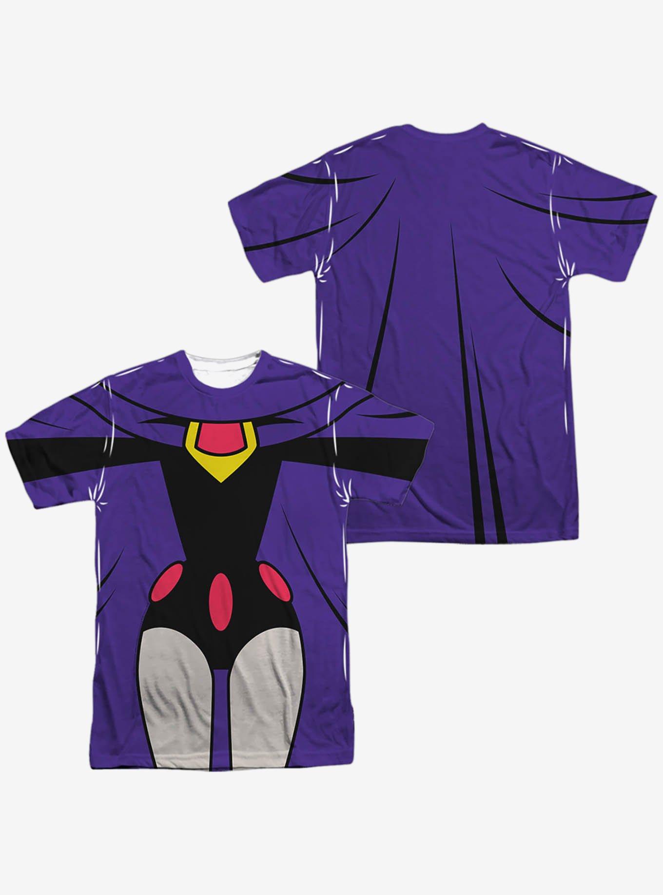 DC Comics Teen Titans Go! Raven Costume Sublimated T-Shirt, MULTI, hi-res
